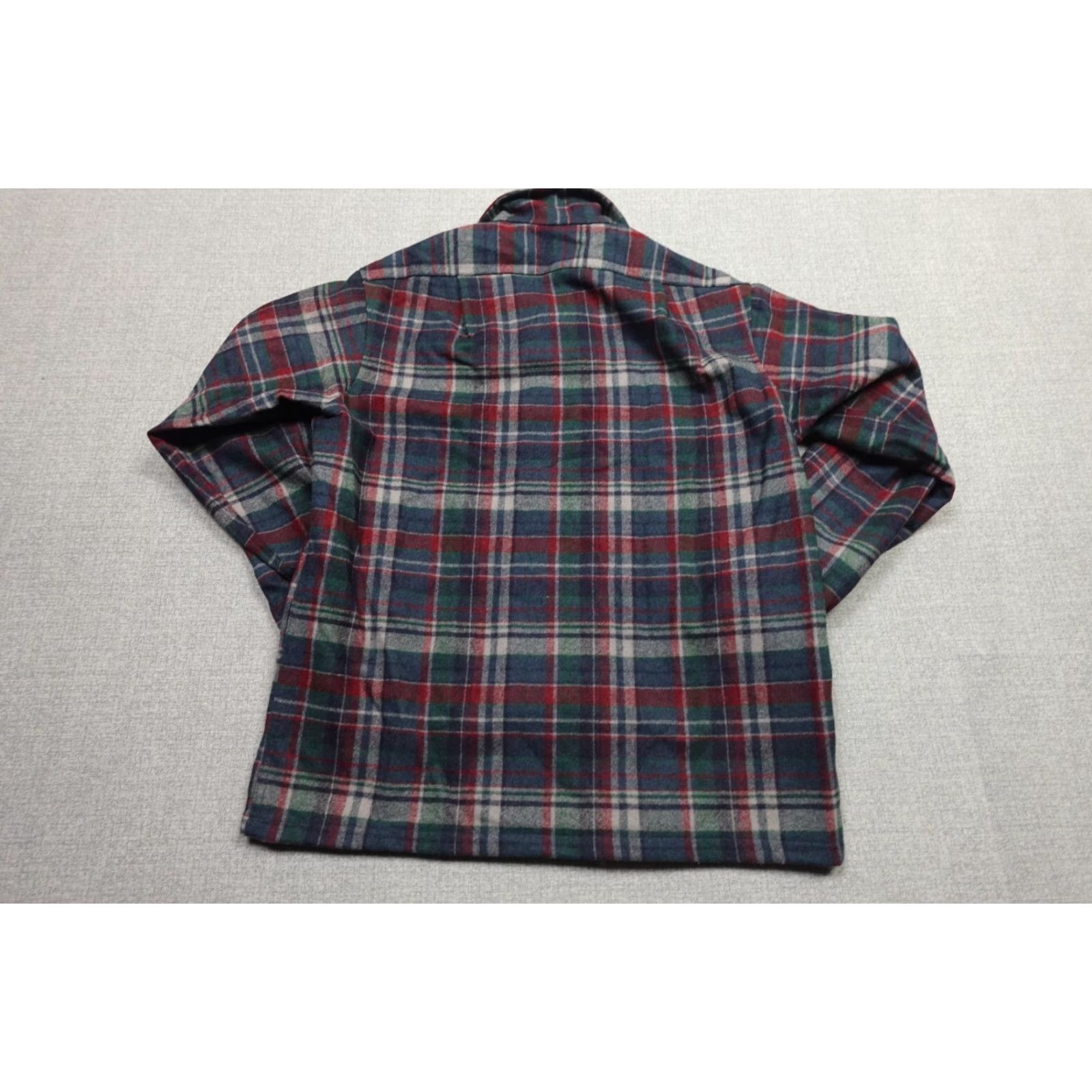 Pendleton VINTAGE Pendleton Button-Up Shirt Men Large Red Plaid Wool Board Collar 60s 90s USA Sportsman Size US L / EU 52-54 / 3 - 5 Thumbnail