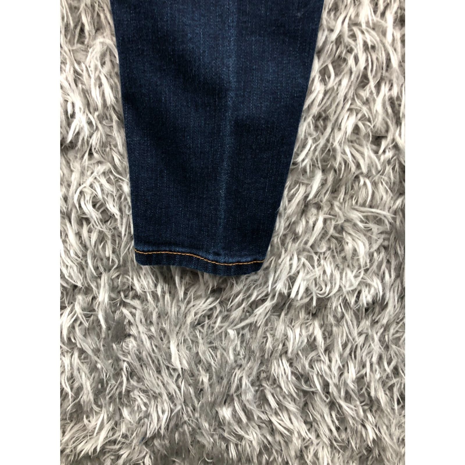 Old Navy Old Navy Rockstar Skinny Jeans Womens Blue Dark Wash Size 2 Jeans Skinny 26 Inseam 5-Pocket Denim Size 26" / US 2 / IT 38 - 7 Thumbnail