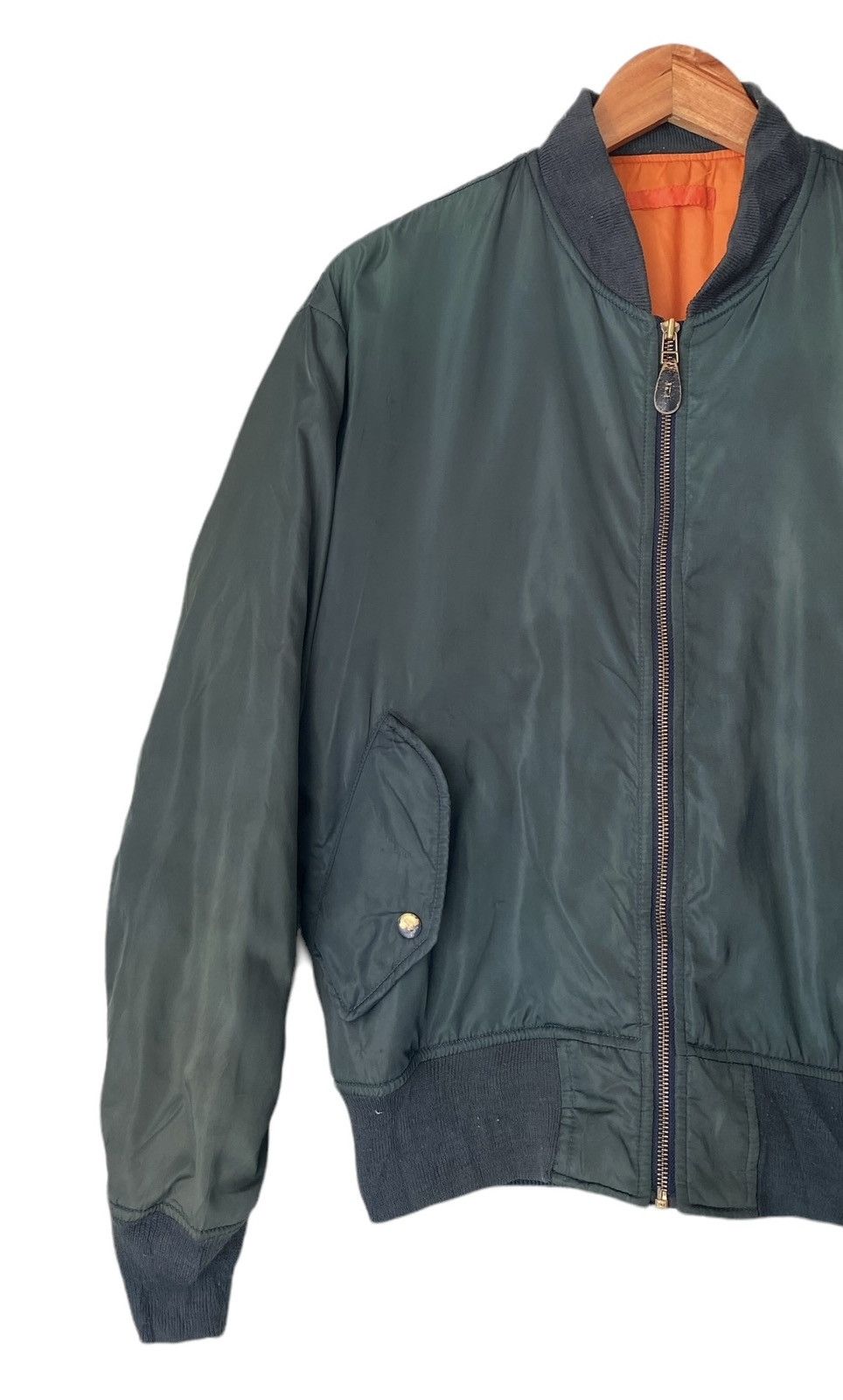 Vintage Vintage MA-1 Bomber Jacket (L) Size US L / EU 52-54 / 3 - 5 Thumbnail