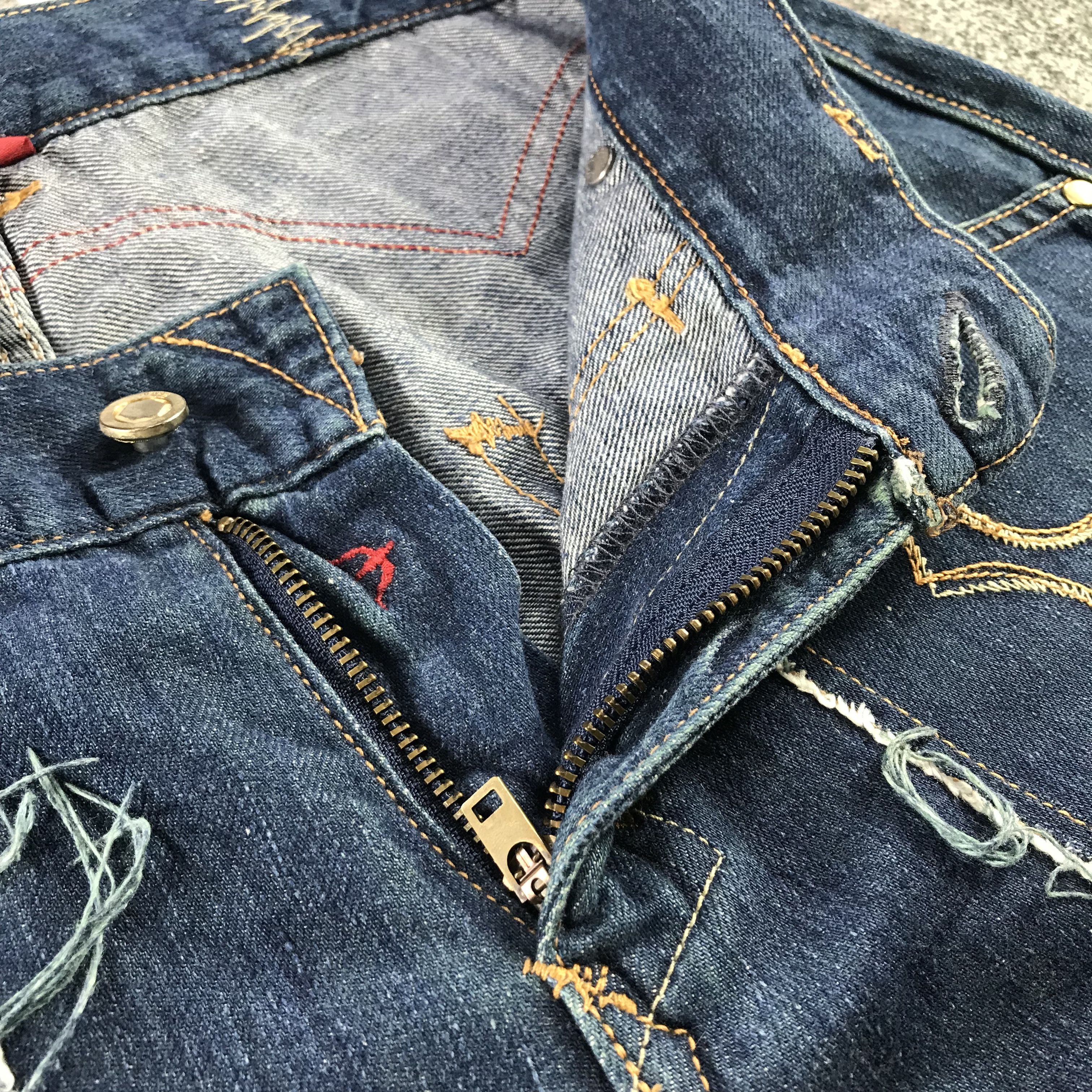 Edwin Vintage Edwin 503 Jeans Flare Denim KJ3357 Size US 31 - 9 Thumbnail