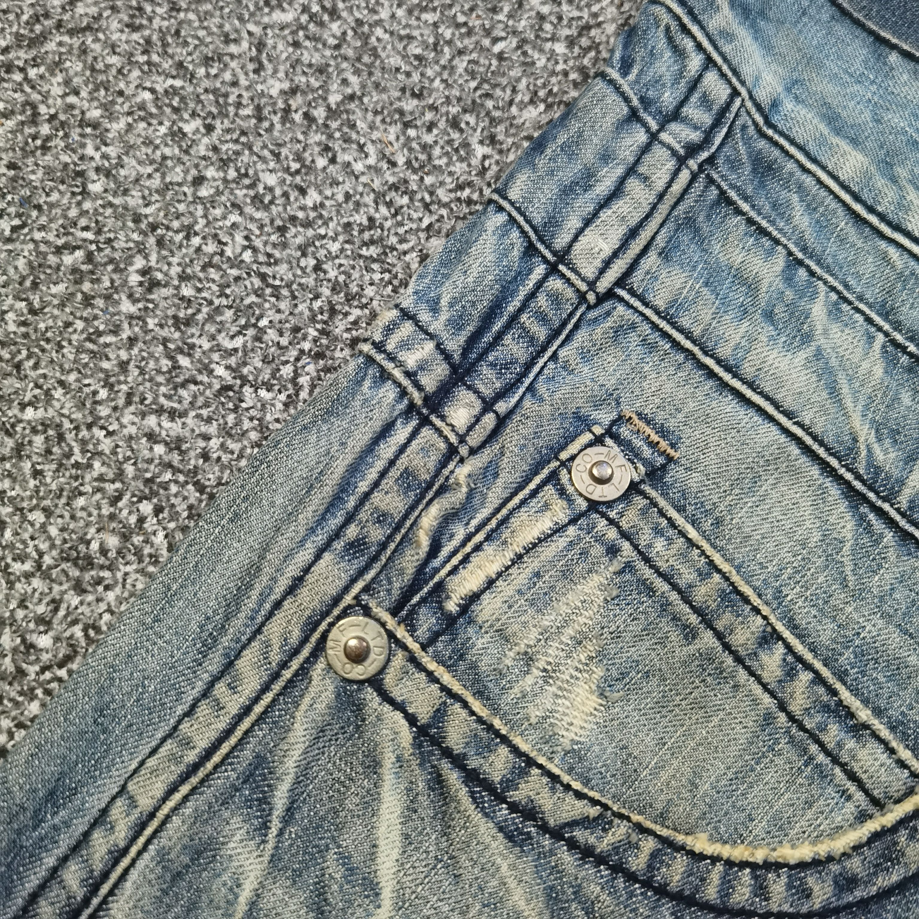 If Six Was Nine × Japanese Brand × Le Grande Bleu (L.G.B.) Y2K Crazy Baggy T2X Denim Size US 35 - 8 Thumbnail