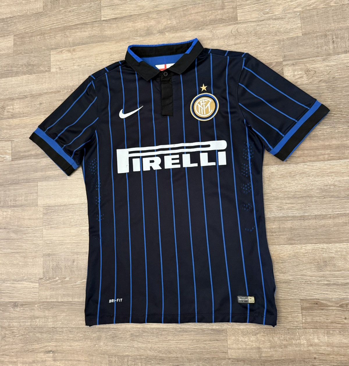 Vintage Inter Milan 2014 Soccer Y2K Bolecore Football Drill Jersey Size US M / EU 48-50 / 2 - 12 Thumbnail