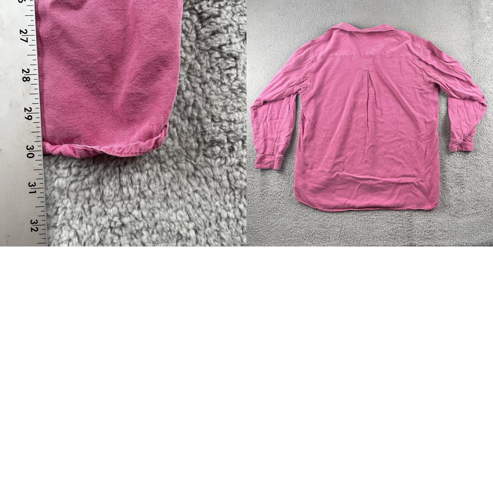 Vintage VINTAGE Tianello XL Long Sleeve Button-Up Shirt Pink Tencel Rayon Made in USA Size US XL / EU 56 / 4 - 10 Thumbnail