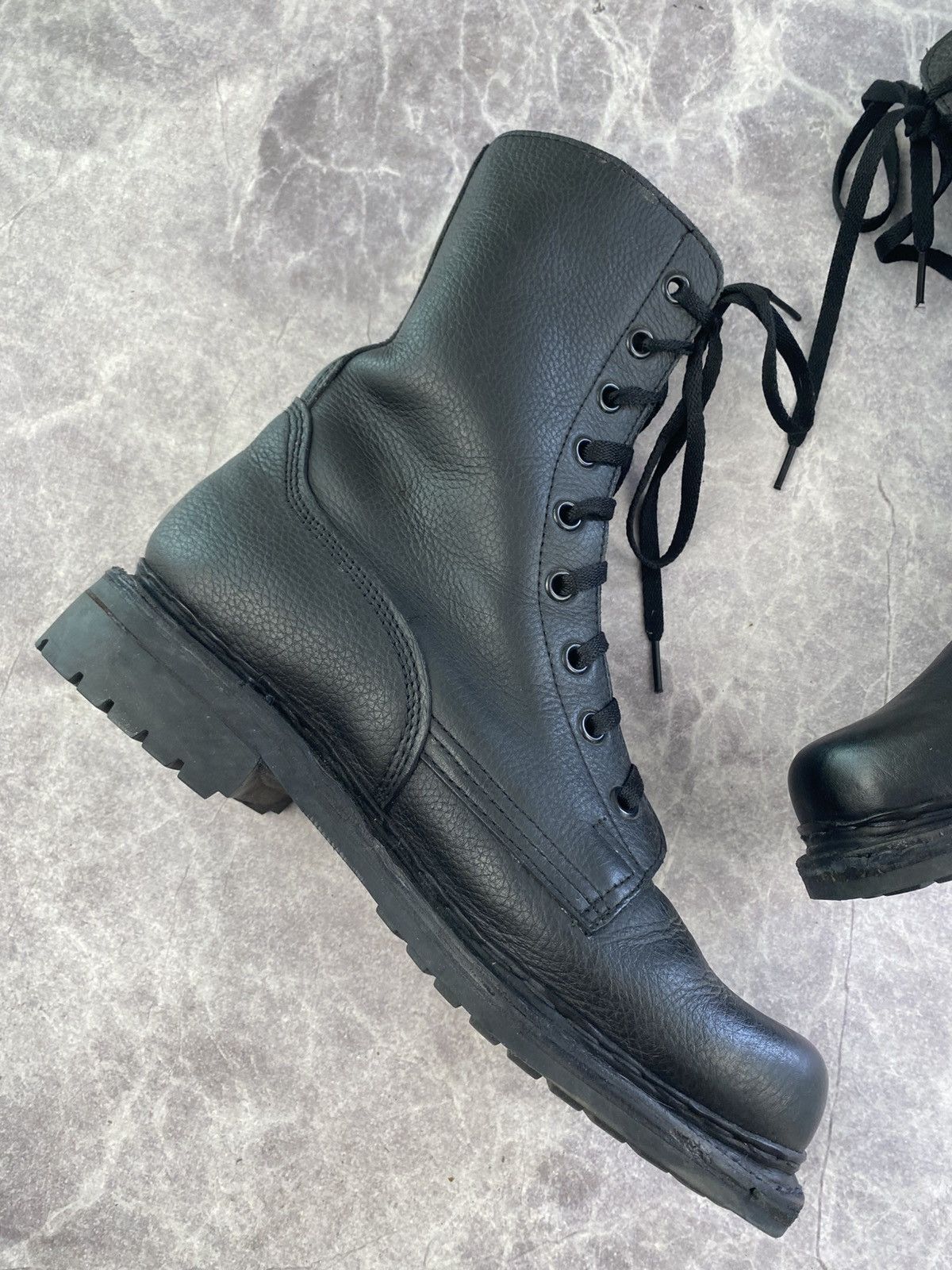 Other Vintage Rugak Belgian Military Paratroopers Army Boots Sz:45 Size US 12 / EU 45 - 7 Thumbnail