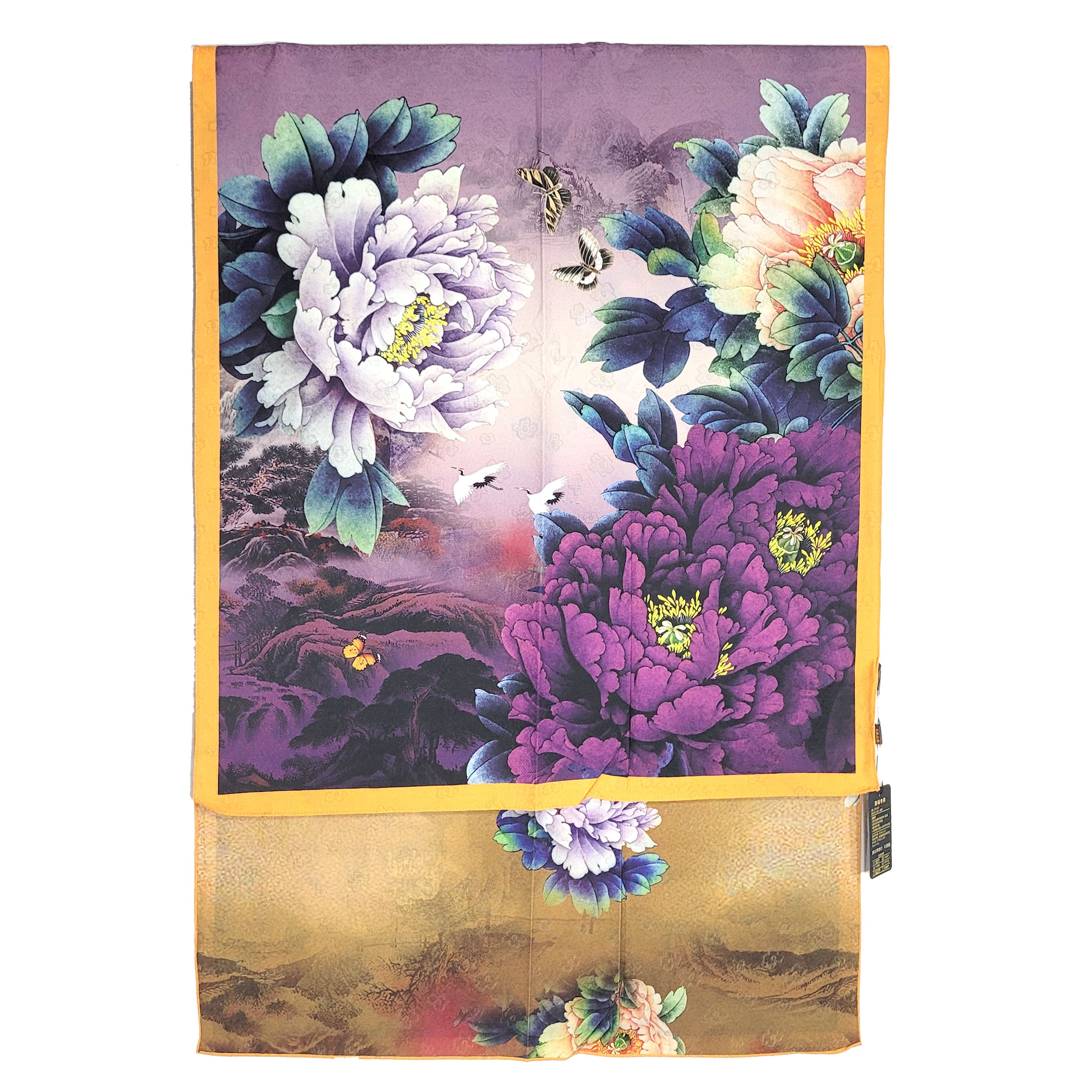 Other Double-Sided Silk Scarf 27"x70" Long Rectangle 3311 Size ONE SIZE - 7 Thumbnail