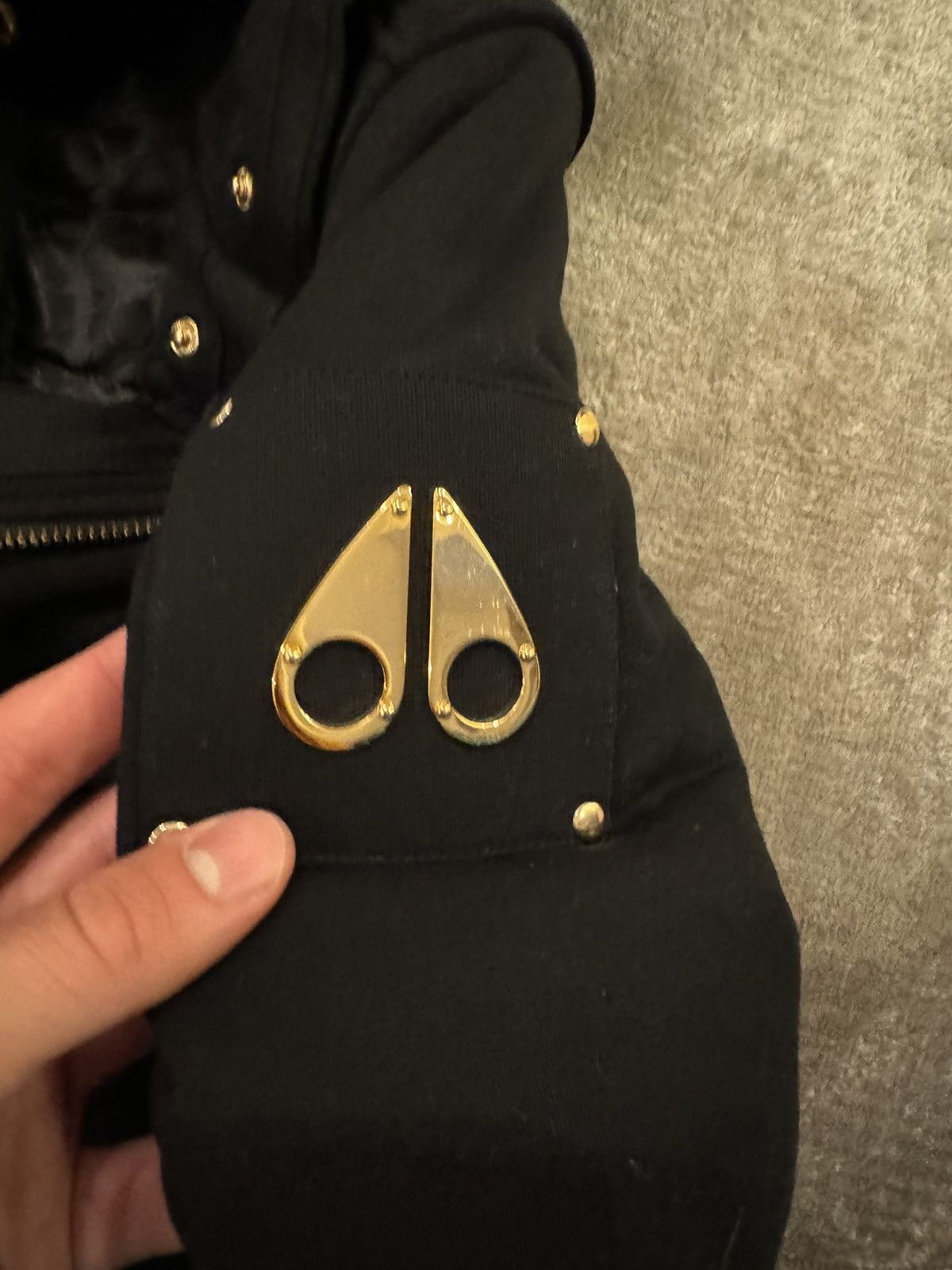 Moose Knuckles MOOSE KNUCKLES BALCK GOLD HOODIE/COAT Size US L / EU 52-54 / 3 - 2 Thumbnail