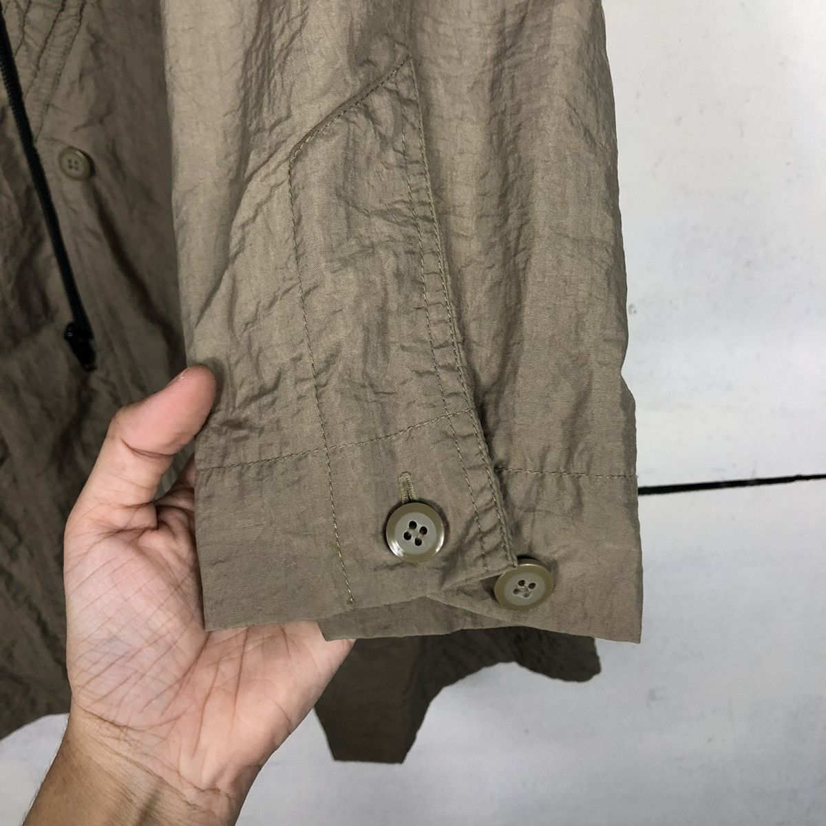 Japanese Brand 🔥VINTAGE CHORE LONG JACKET MANA PLEATED ISSEY MIYAKE Size US M / EU 48-50 / 2 - 17 Thumbnail