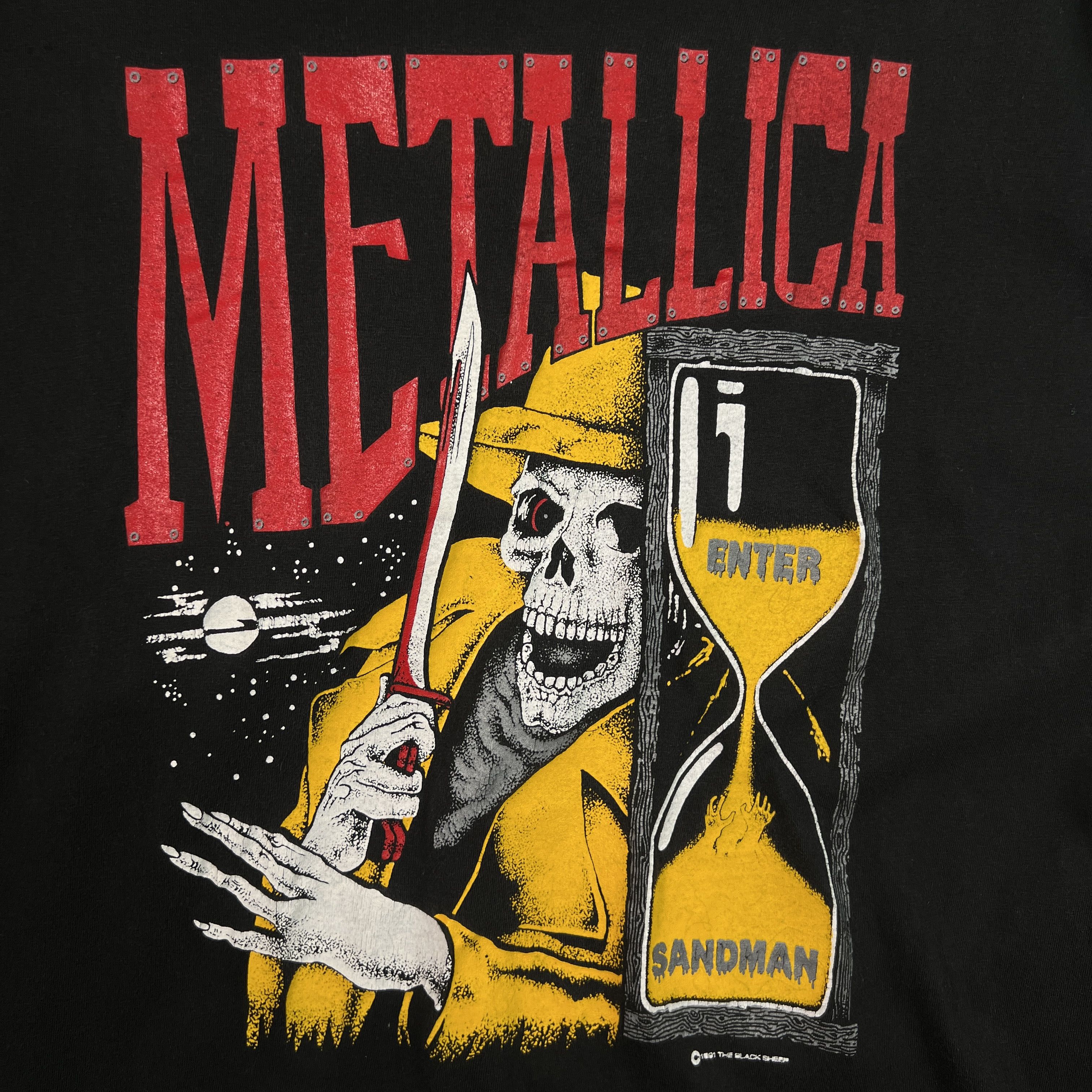 Vintage Metallica vintage 00s Sandman black print L Size US L / EU 52-54 / 3 - 7 Thumbnail
