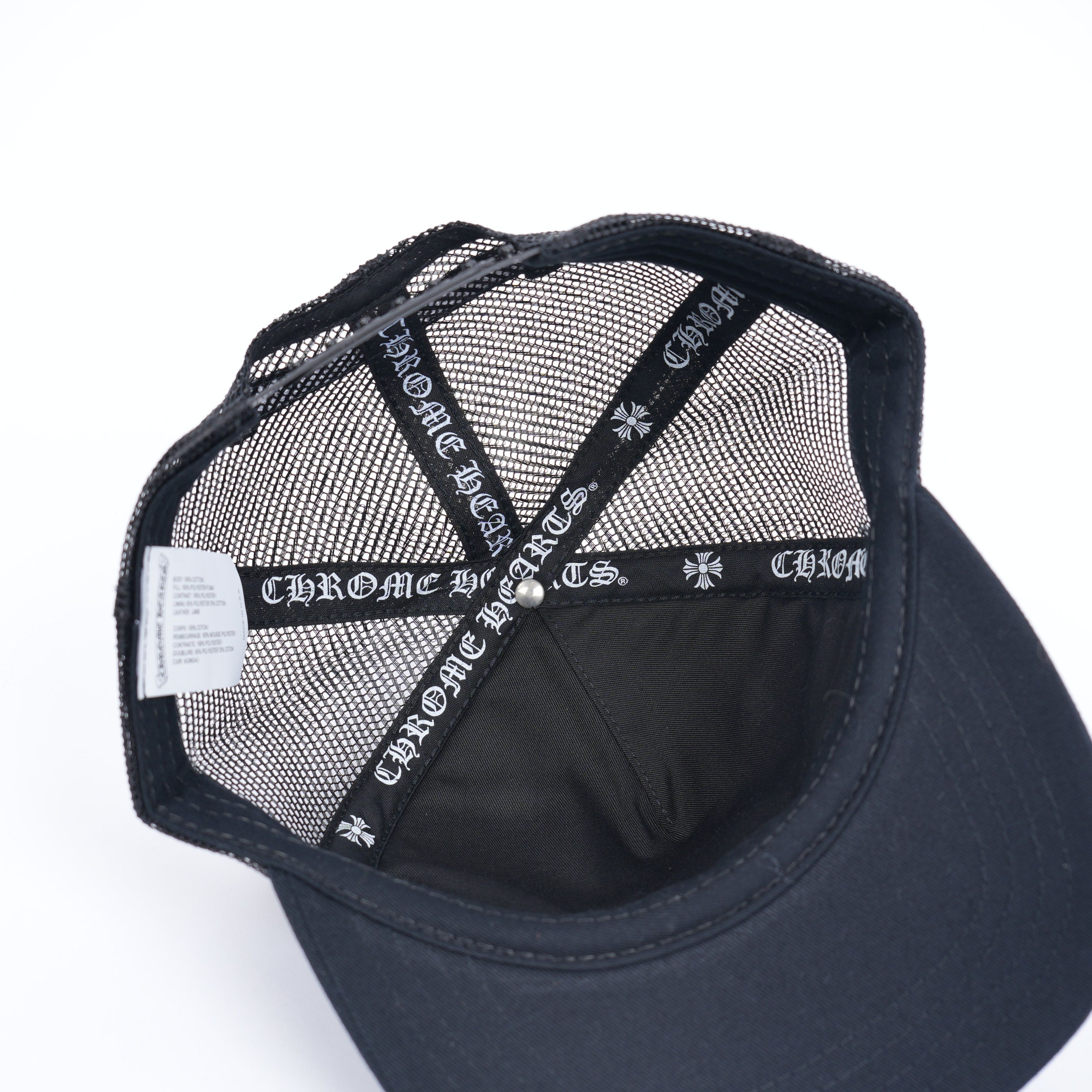 Chrome Hearts BLACK ON BLACK CEMETERY TRIPLE CROSS HAT Size ONE SIZE - 6 Thumbnail