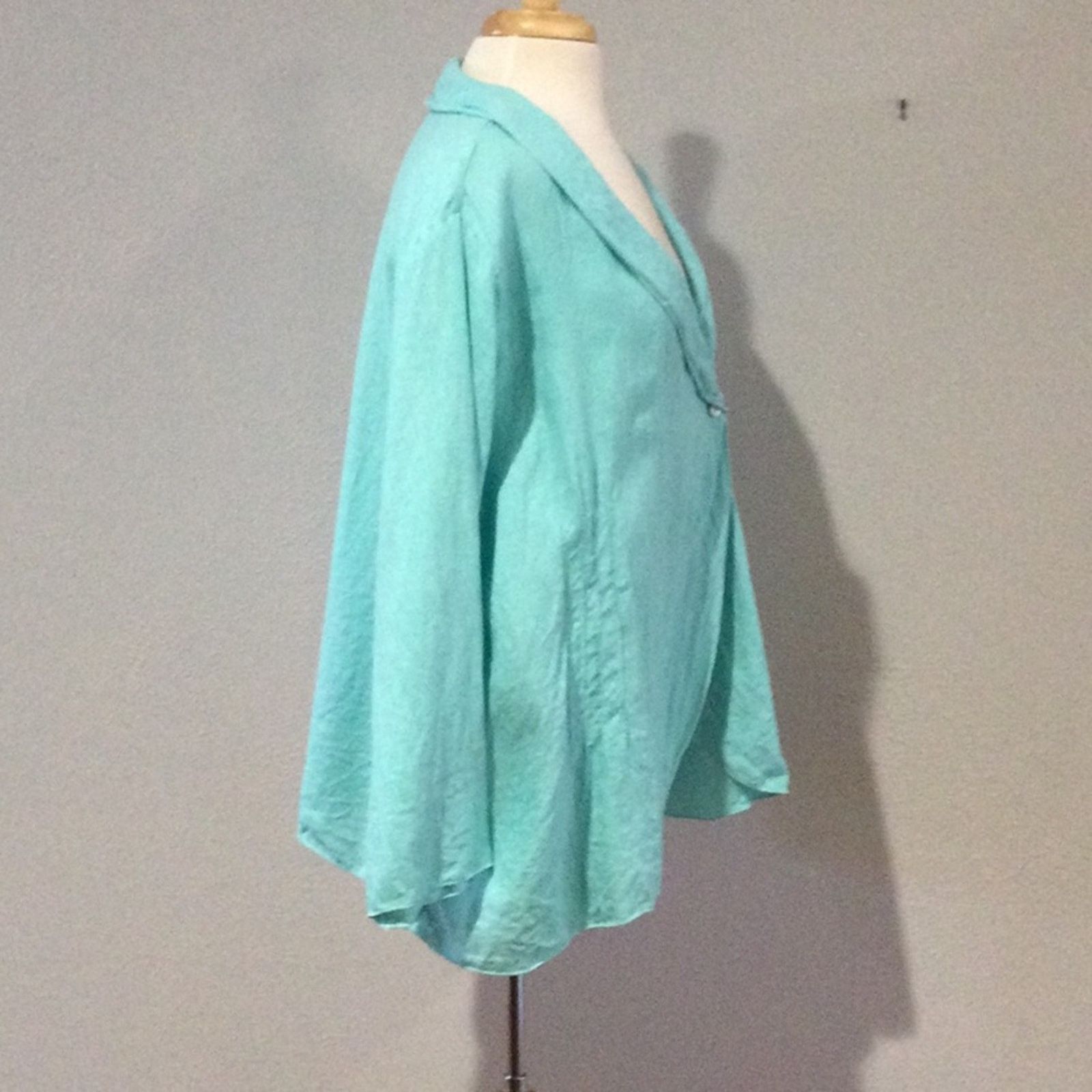 Other Match Point Turquoise Button/Tie Closure Blazer Jacket XL Size XL / US 12-14 / IT 48-50 - 7 Thumbnail