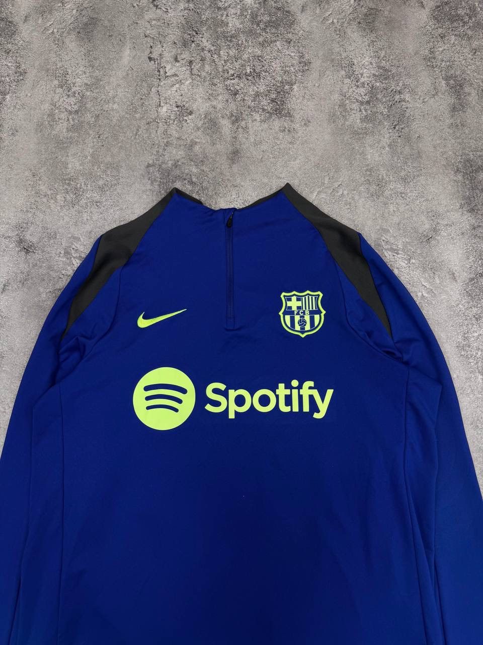 Nike Nike Men's FC Barcelona Training Top Dri-Fit Slim Fit Blue Size US M / EU 48-50 / 2 - 2 Thumbnail