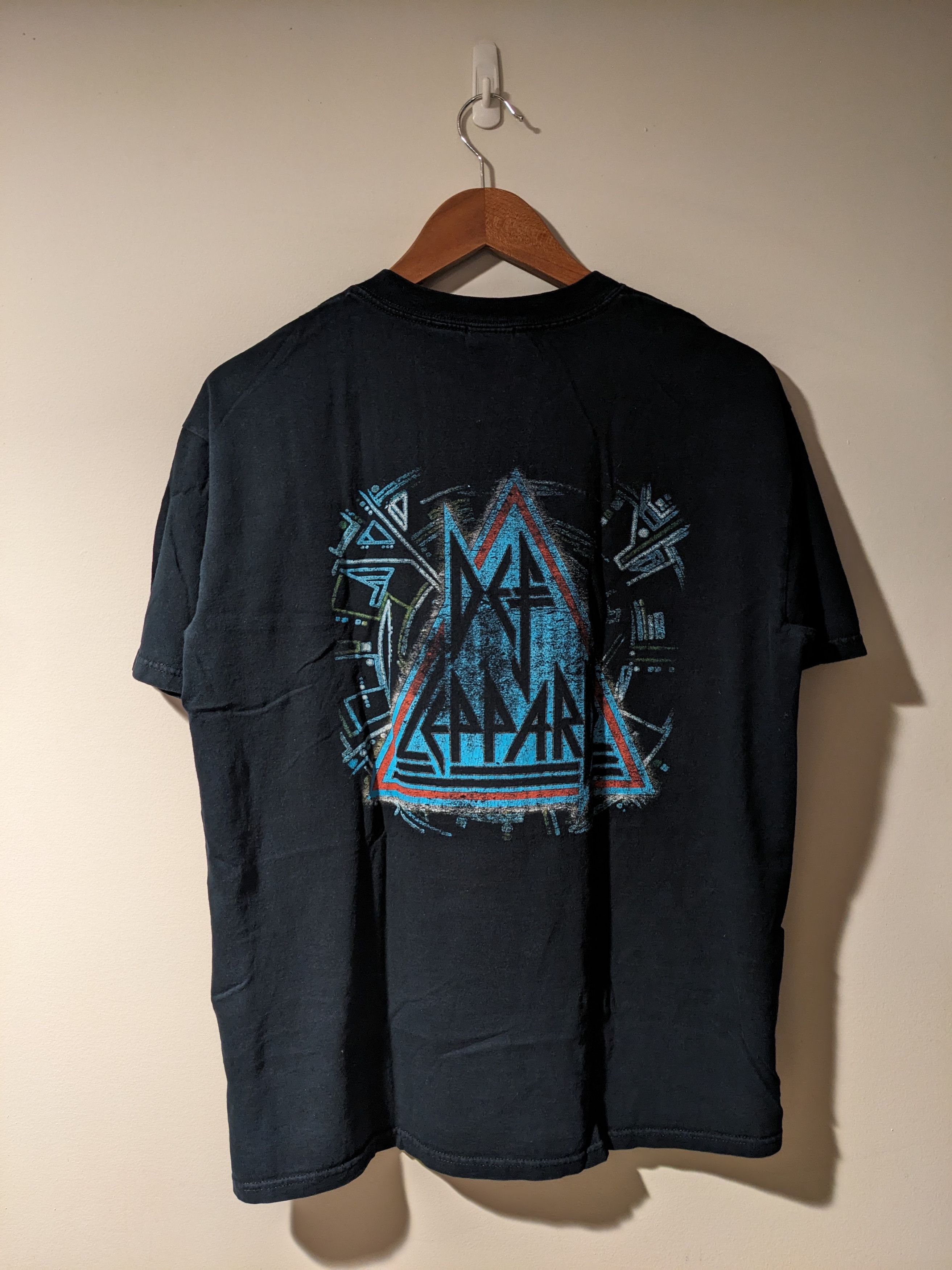 Def Leppard × Vintage Vintage Y2K Def Leppard Hysteria Tour Band Large T-Shirt Size US L / EU 52-54 / 3 - 4 Thumbnail