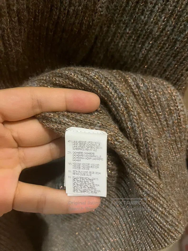 Brunello Cucinelli Brunello Cucinelli Cashmere gold open-front jacket Size M / US 6-8 / IT 42-44 - 5 Thumbnail