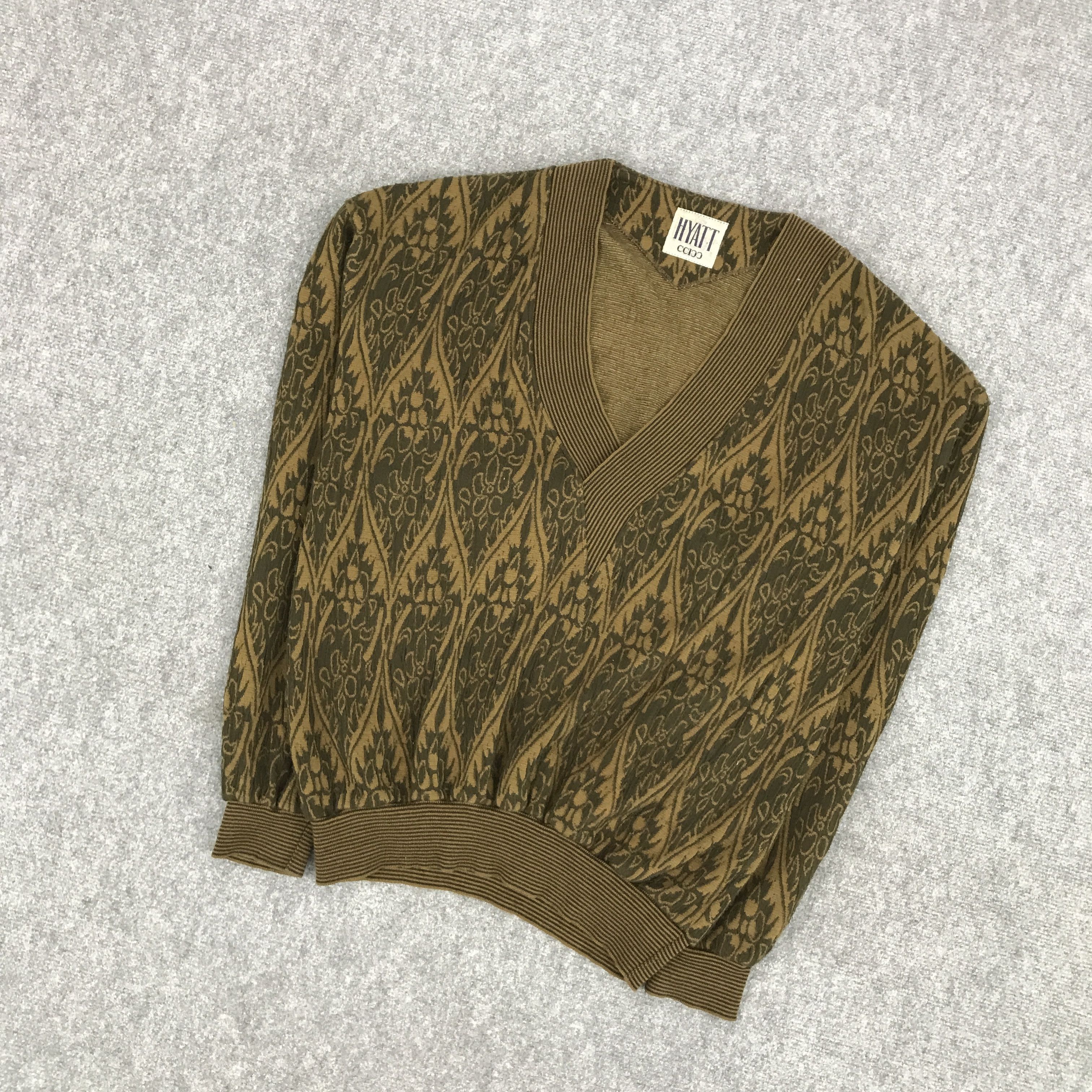 Japanese Brand HYATT JAPAN FASHION DESIGN SWEATSHIRTS Size US L / EU 52-54 / 3 - 4 Thumbnail