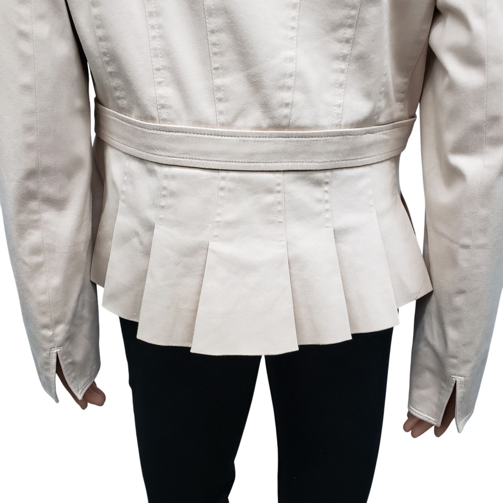 Reiss Reiss Blazer Jacket M/L Peplum Fitted Inverted Notch Collar Size M / US 6-8 / IT 42-44 - 12 Thumbnail
