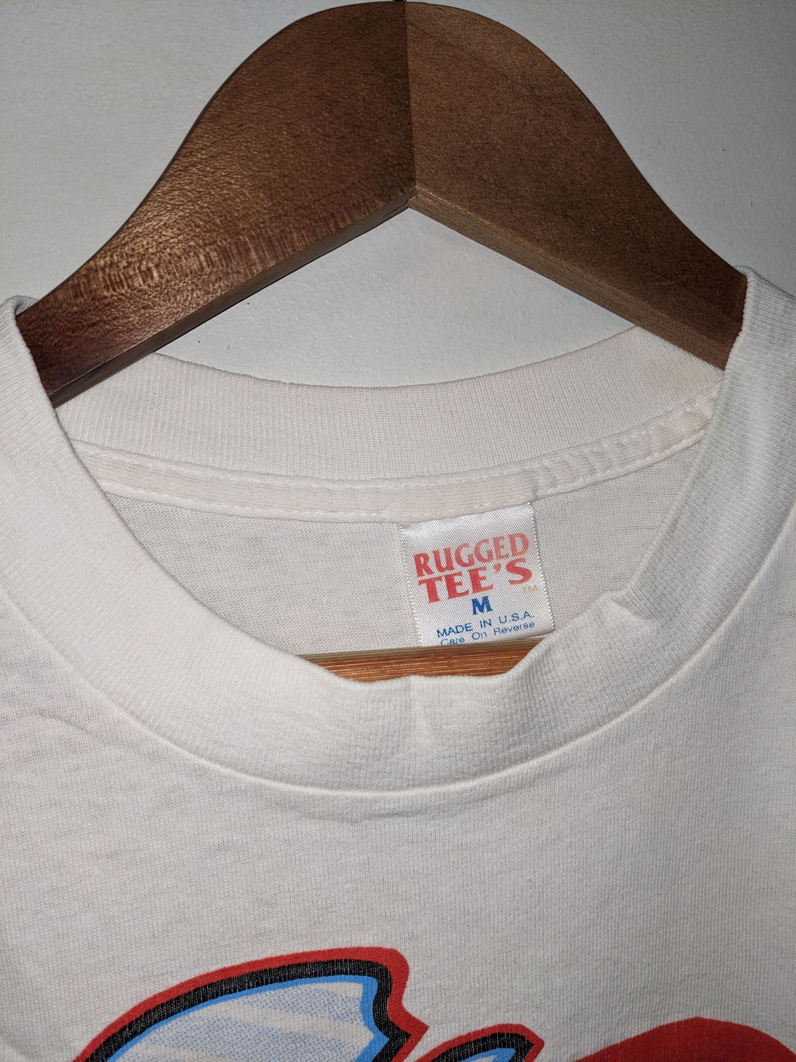 Chase Authentics × NASCAR × Vintage Vintage 90s Dale Jarrett Nascar Storming the T-Shirt Size US M / EU 48-50 / 2 - 6 Thumbnail