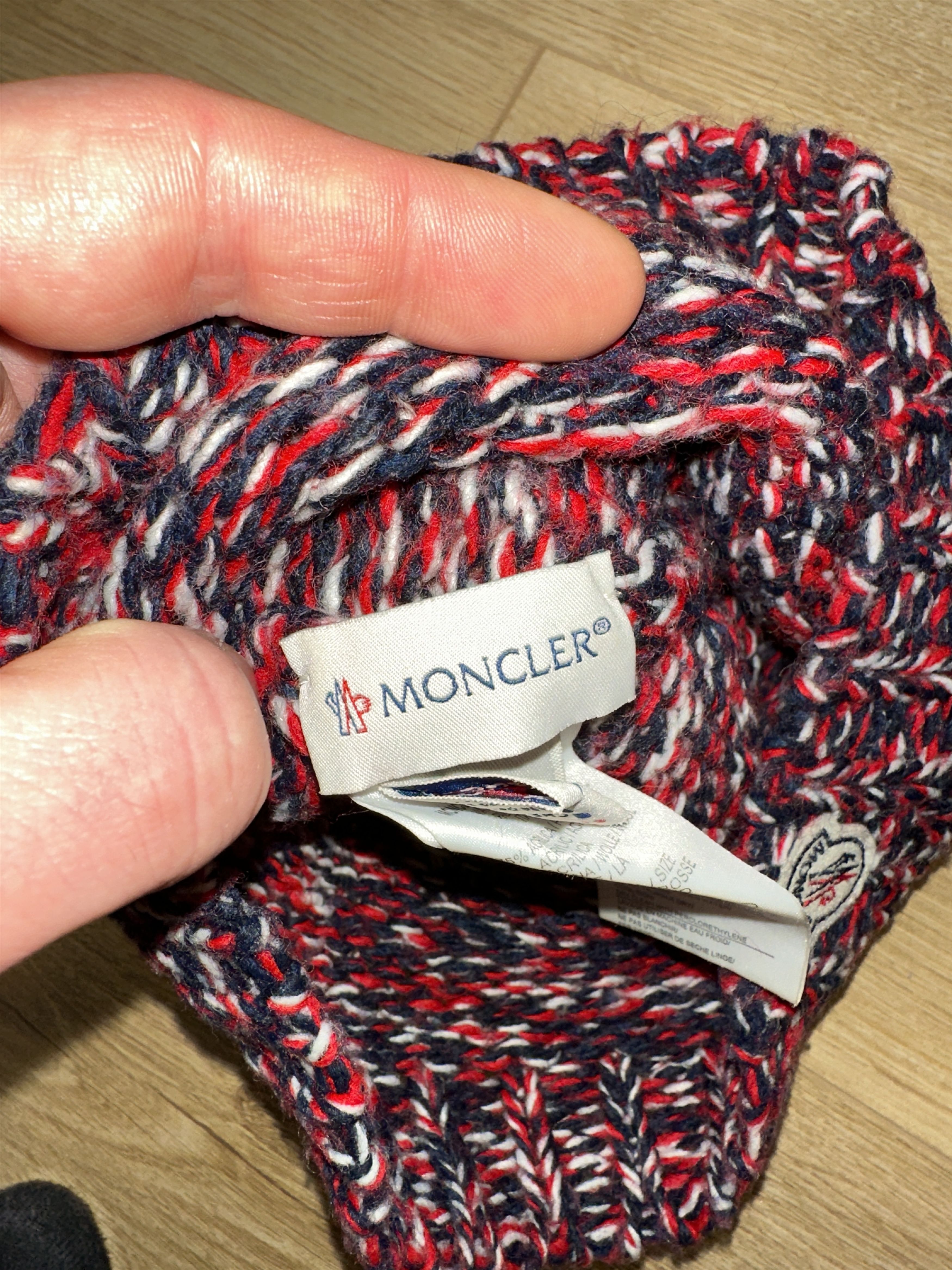 Moncler Moncler Berretto Pon-Pon Chunky Knit Beanie Hat Size XXS Size ONE SIZE - 8 Thumbnail