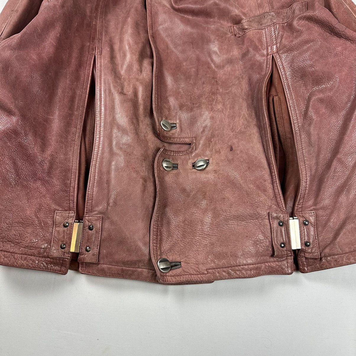 Marithe + Francois Girbaud Marithe + Francois Girbaud Leather Jacket Ruffo (1990s) Size US L / EU 52-54 / 3 - 5 Thumbnail