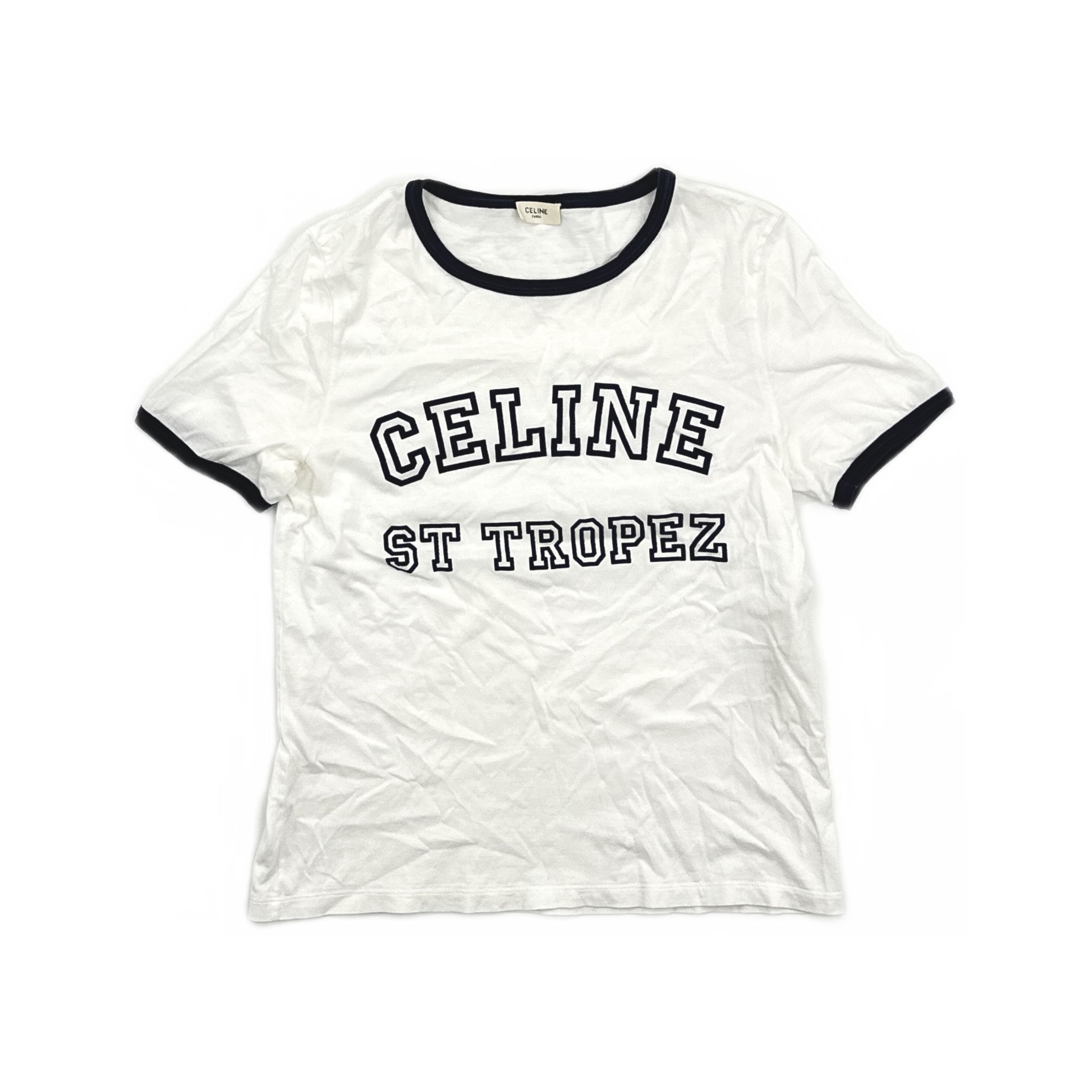 Celine Celine St Tropez Logo T-Shirt Size M Size M / US 6-8 / IT 42-44 - 1 Thumbnail