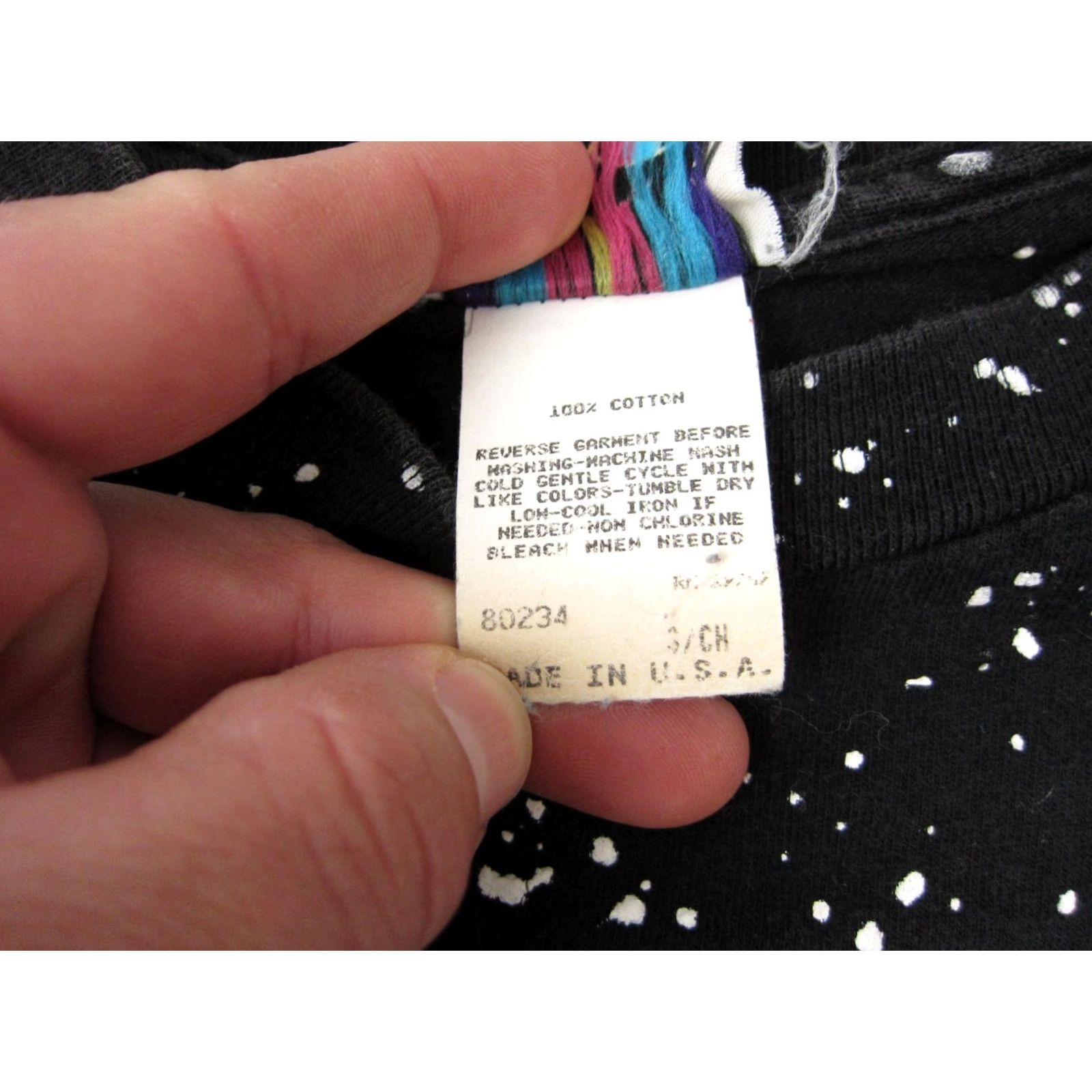 Vintage Laguna Shirt Adult Small Black Palm Trees All Over Print 90s Mens T-Shirt Vintage Size US S / EU 44-46 / 1 - 7 Thumbnail