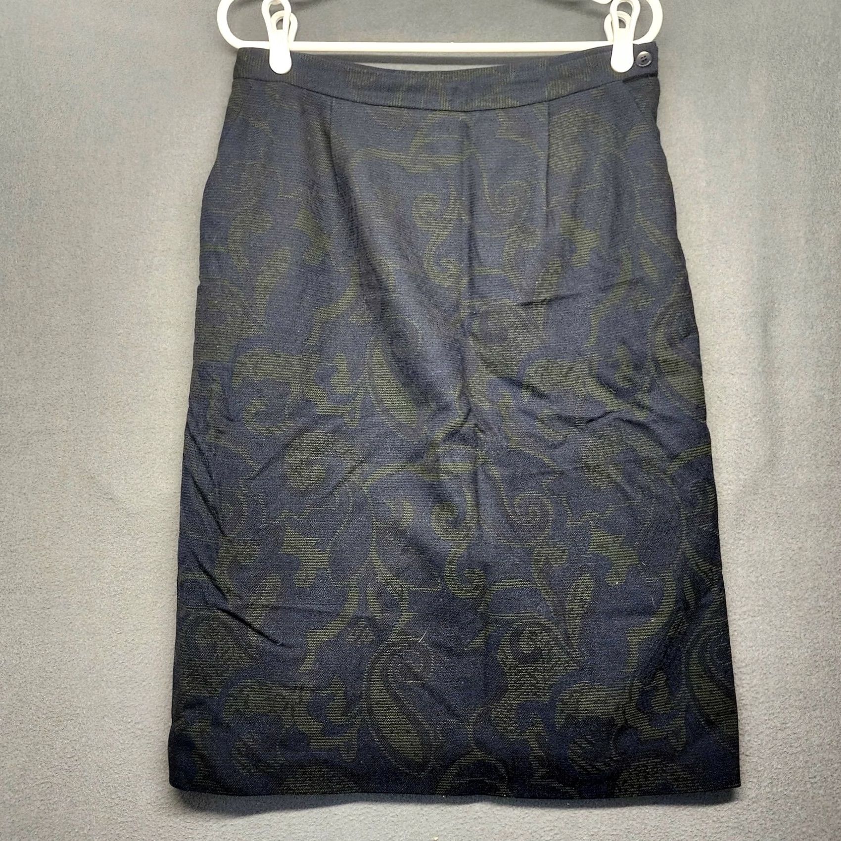 Pendleton Pendleton Skirt Set Womens 8 Blue Green Paisley Lined Wool Blend Classic Size 30" / US 8 / IT 44 - 4 Thumbnail