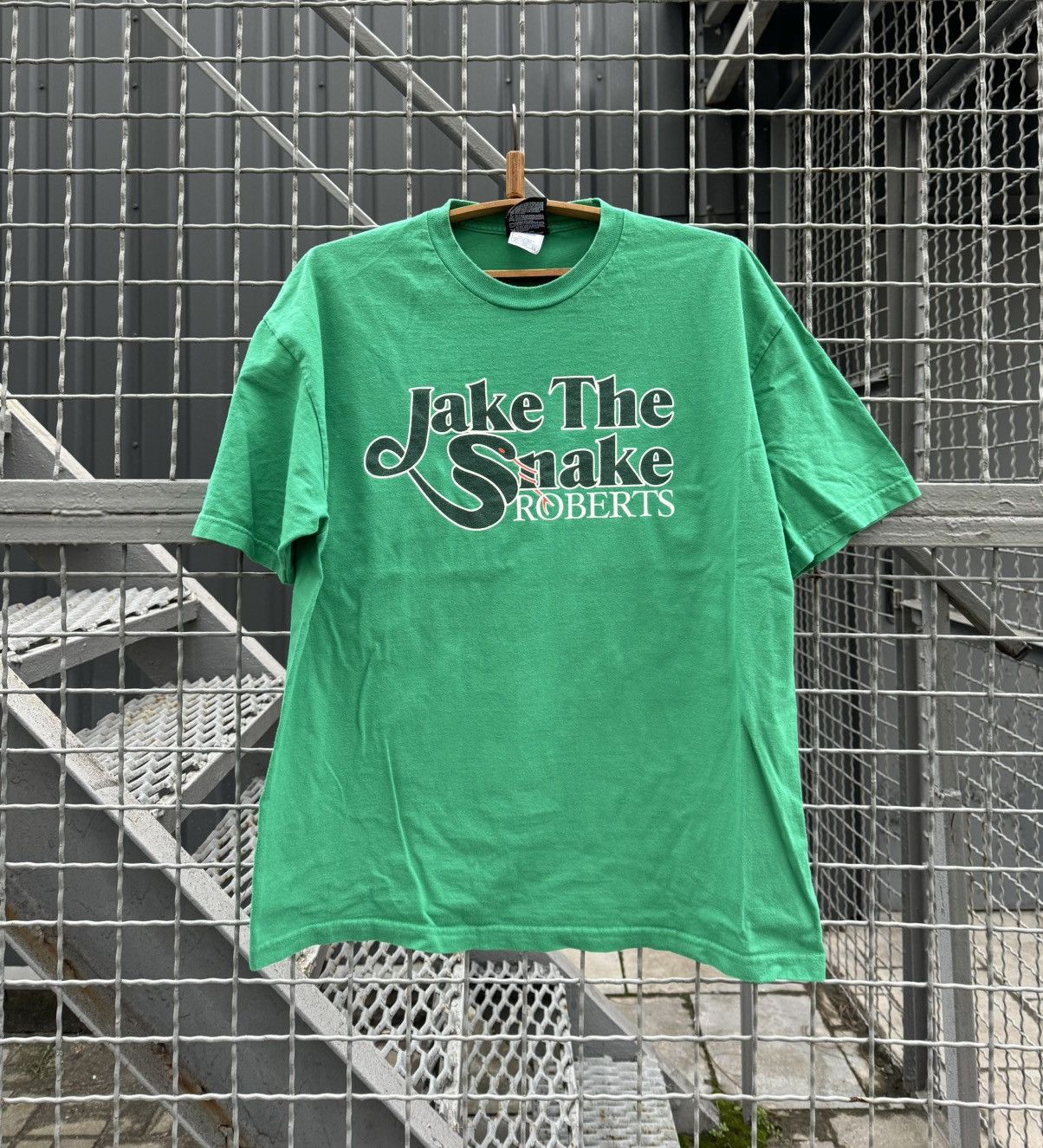 Vintage Vintage 2005 Jake The Snake shirt y2K Wwe Wwf Size US XL / EU 56 / 4 - 1 Thumbnail