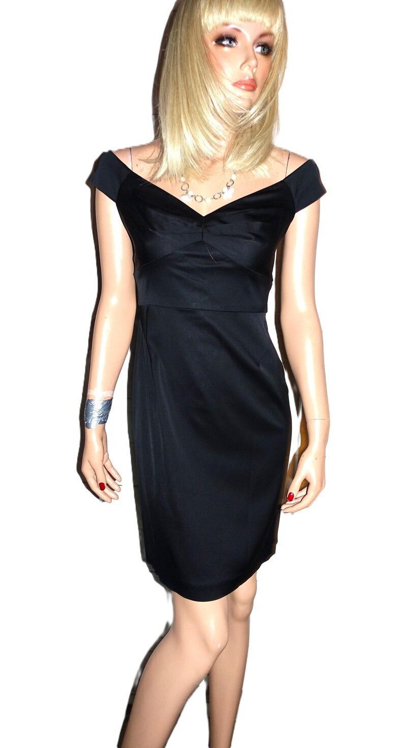 Other Donna Ricco Black Off Shoulder Dress 4 Size S / US 4 / IT 40 - 3 Thumbnail