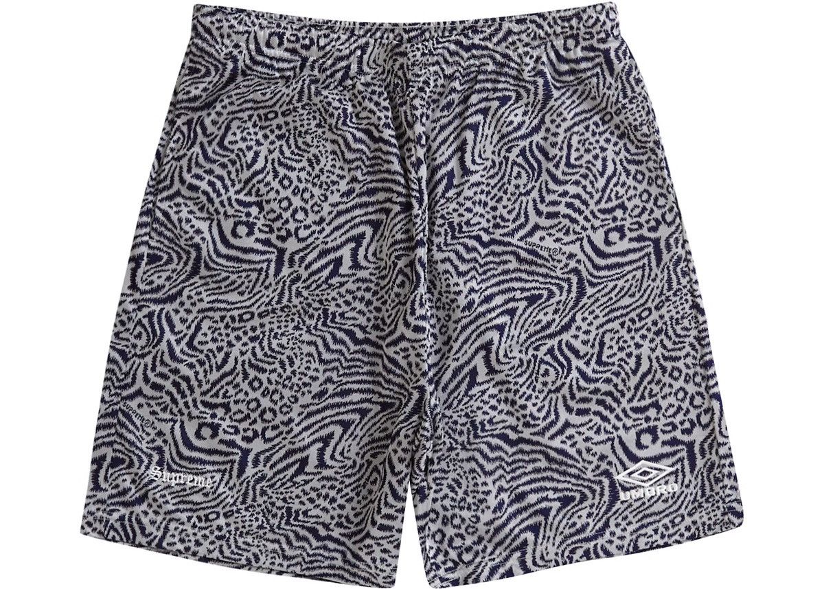 Supreme × Umbro Jacquard Animal Print Soccer Shorts | Grailed