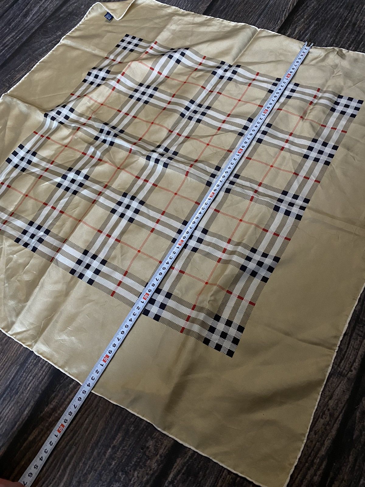 Burberry × Vintage 90’s Burberry 100% Silk Scarf Size ONE SIZE - 3 Thumbnail