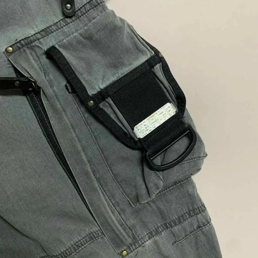 Japanese Brand RARE! 3D POCKET Tough Utility MultiPocket Bondage Cargo Pant Size US 33 - 15 Thumbnail
