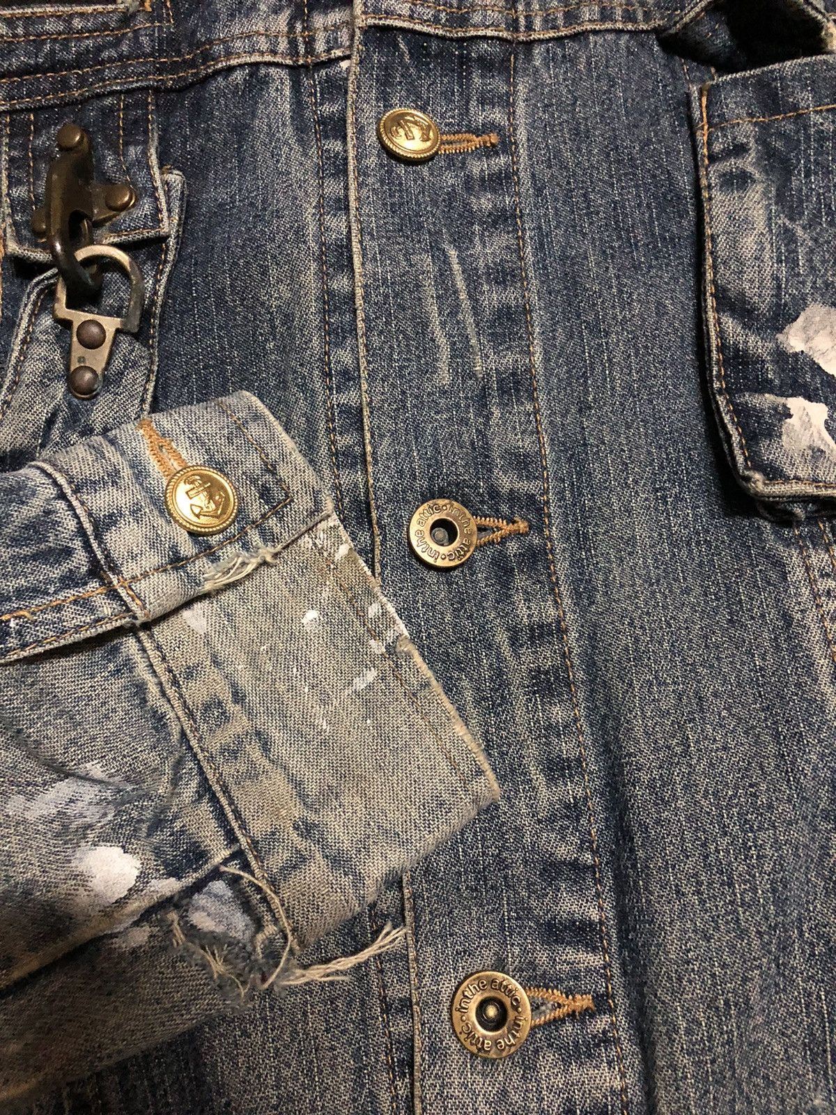 If Six Was Nine × In The Attic In the attic punk rockabilly Distressed denim jacket Size US M / EU 48-50 / 2 - 3 Thumbnail