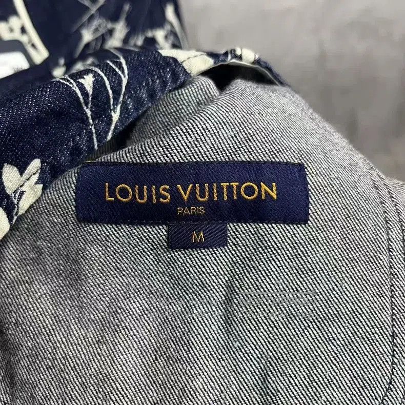 Louis Vuitton Louis Vuitton Blue Wheat Print Denim Shirt. Size US M / EU 48-50 / 2 - 3 Thumbnail