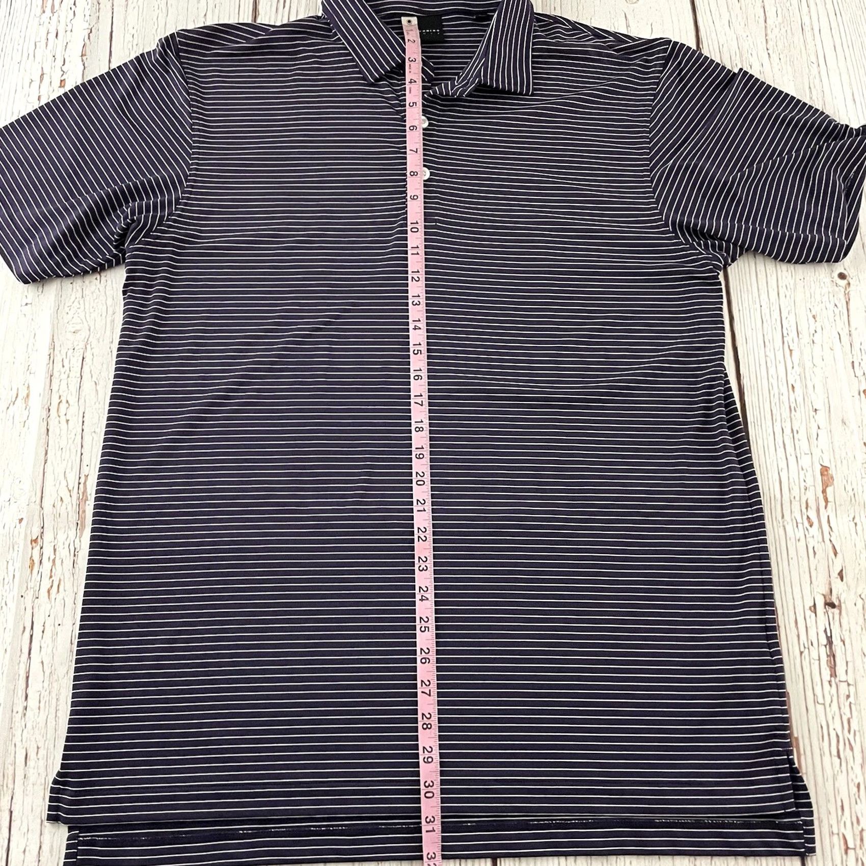 Vintage Dunning Striped Short Sleeve Polo Shirt Mens Large Purple Shirt Size US L / EU 52-54 / 3 - 4 Thumbnail