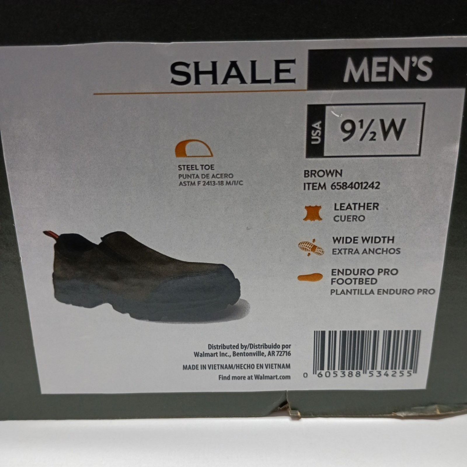 Other BRAHMA Work Boots Shoes Brown Steel Toe Men's Size 9.5 W Size US 9.5 / EU 42-43 - 8 Thumbnail