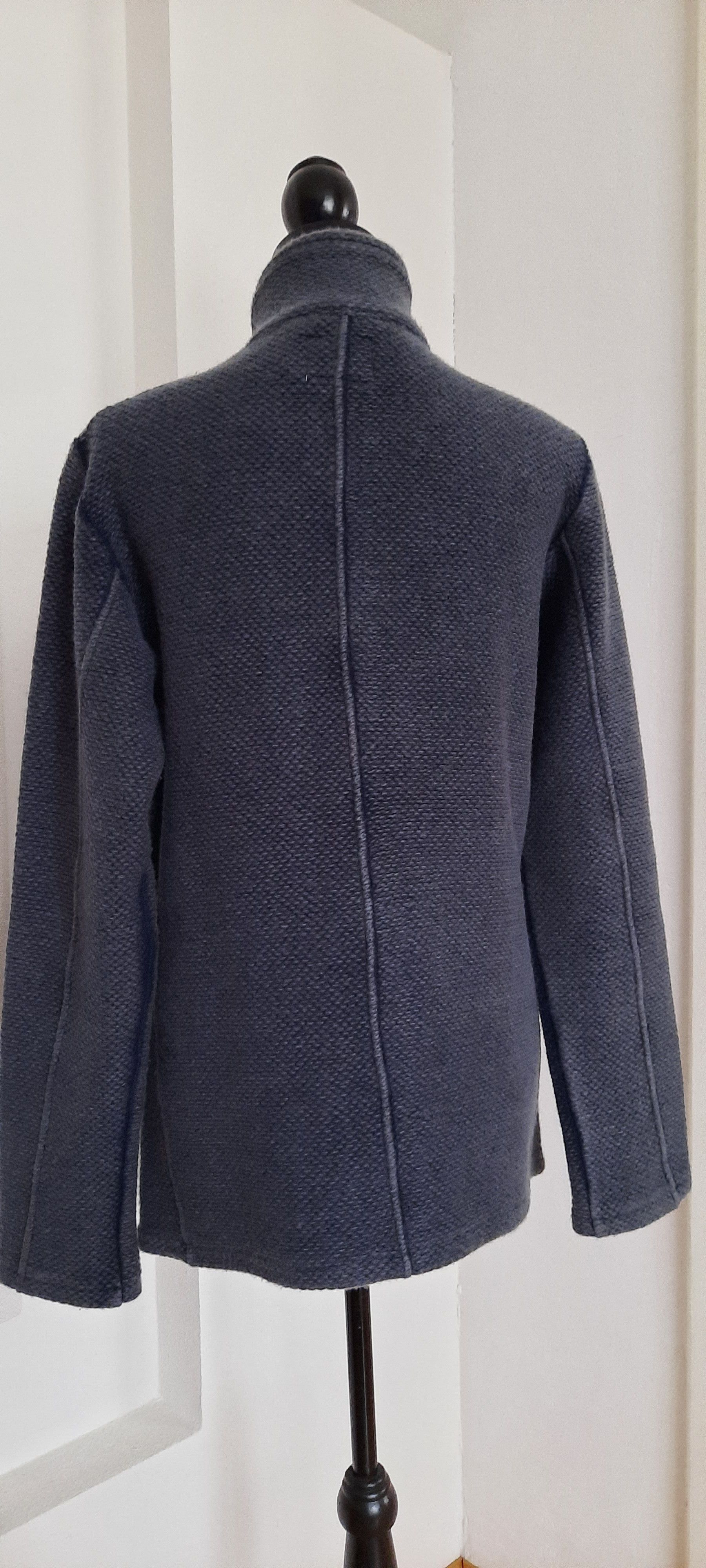 GAS GAS Men's Cardigan Wool Jacket Blue 48 Size US M / EU 48-50 / 2 - 8 Thumbnail
