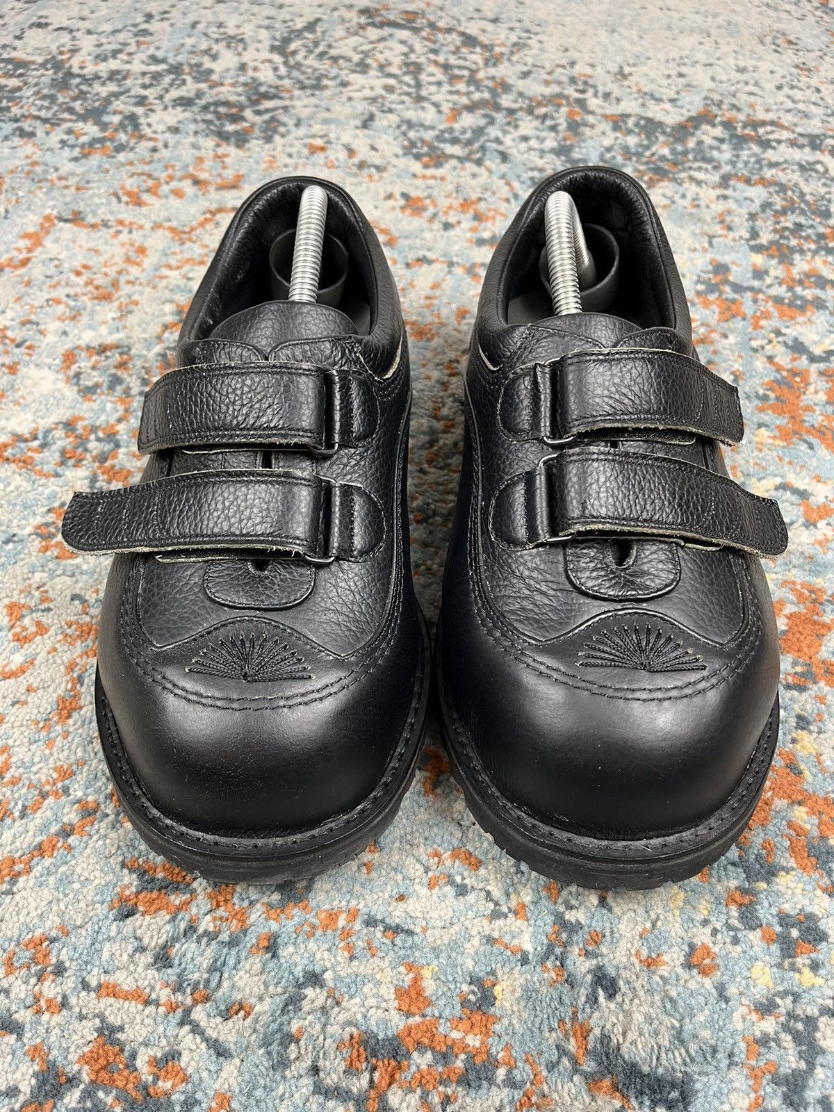 Vintage Vintage y2k Huge Oversized low top boots real leather crazy Size US 7 / EU 40 - 5 Thumbnail