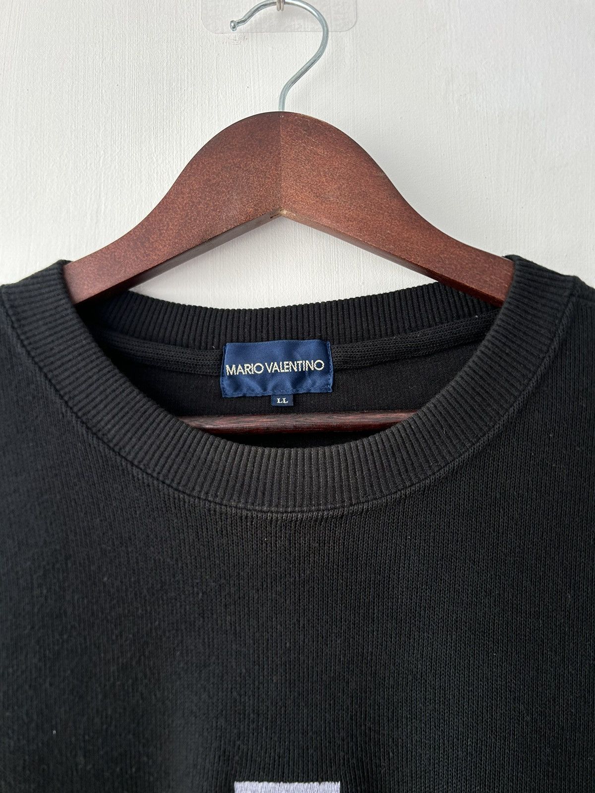 Mario Valentino Vintage Mario Valentino Spell Out Sweatshirt Size US L / EU 52-54 / 3 - 3 Thumbnail