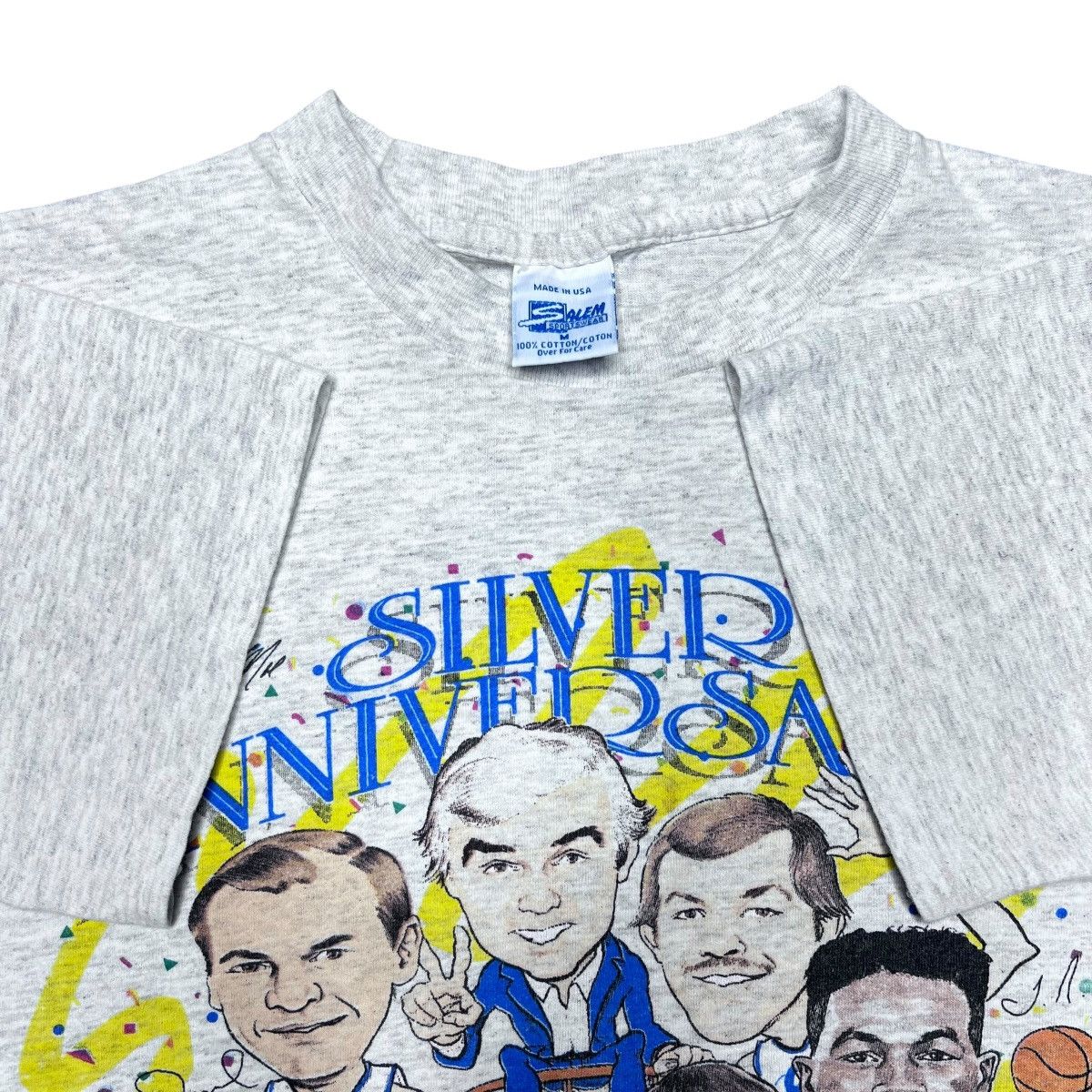 NBA × Salem Sportswear × Vintage Vintage 1990s NBA Denver Nuggets Salem Sportswear Tee Size US M / EU 48-50 / 2 - 2 Thumbnail