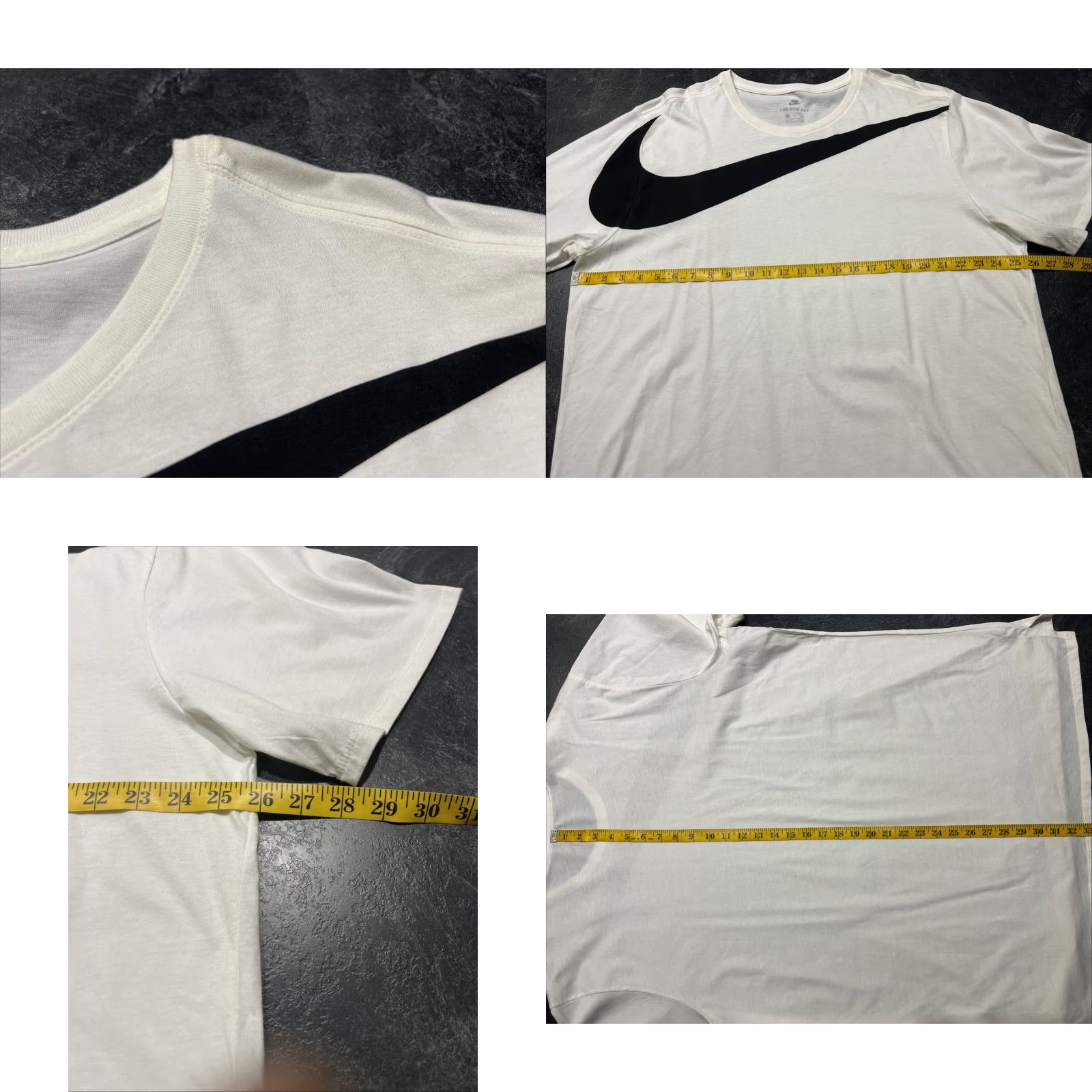Nike VINTAGE NIKE WHITE T-SHIRT GIANT SWOOSH LOGO TEE SIZE XXL 2XL UNISEX ADULTS Size US XXL / EU 58 / 5 - 8 Thumbnail