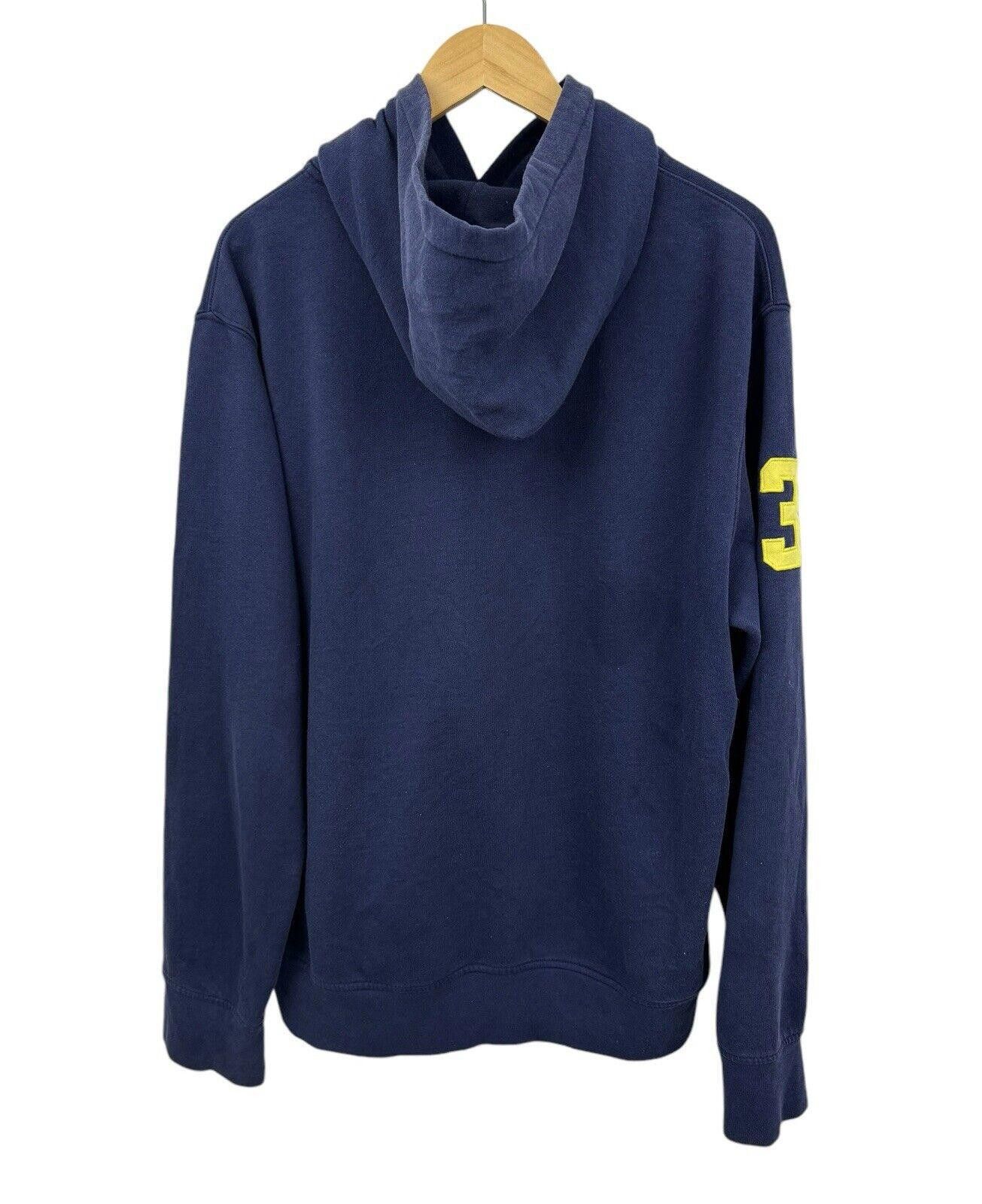 Polo Ralph Lauren Polo Ralph Lauren Big Pony Hoodie Blue Yellow Sz XL RARE Size US 36 / EU 52 - 2 Thumbnail