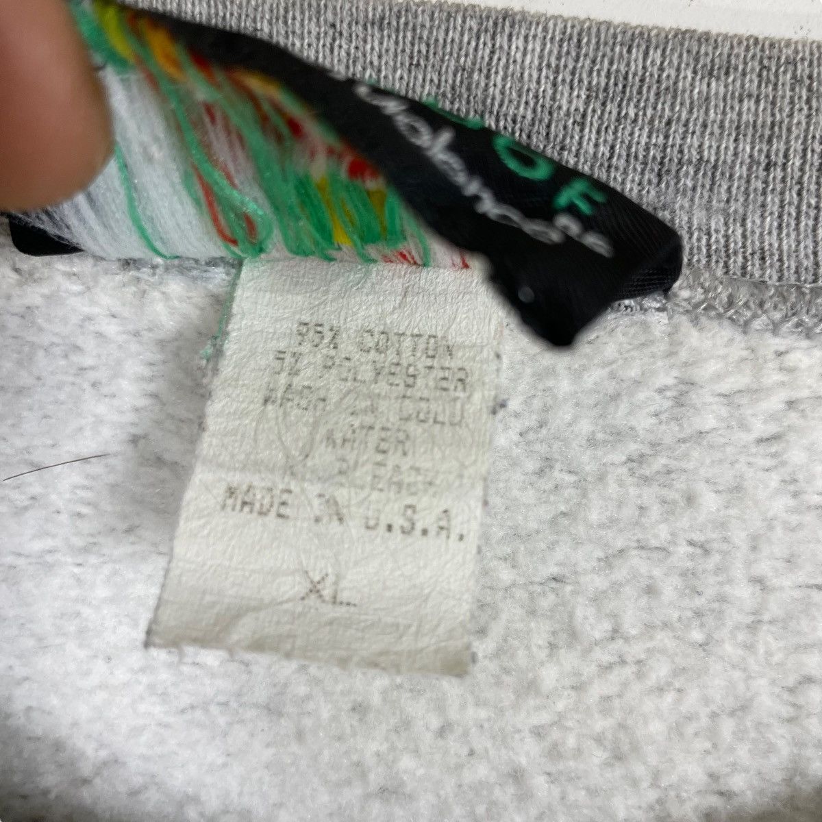 Vintage Vintage 90s Bullet Peoof Peace Against Violence Sweatshirt Size US M / EU 48-50 / 2 - 9 Thumbnail