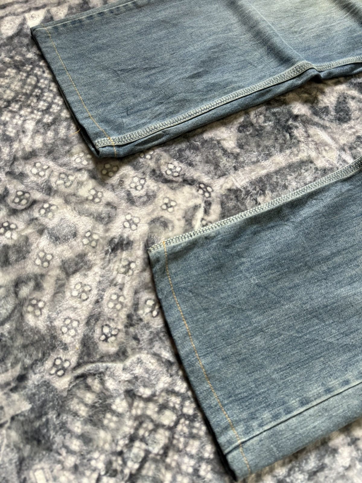 G-Unit × Vintage Y2k Real Bvoice Embroidered Pocket Baggy Loose Jeans Size US 32 / EU 48 - 14 Thumbnail