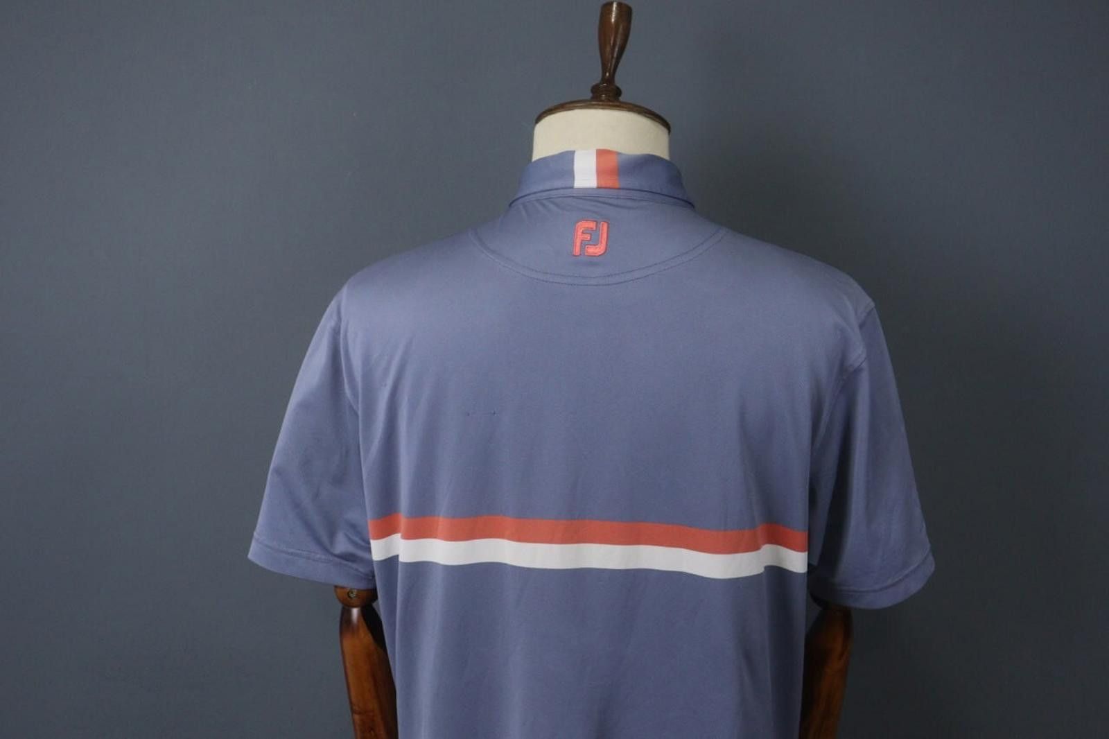 Fjallraven FJ Blue Detail Striped Collared Front Polo Shirt Size 2XL Size US XXL / EU 58 / 5 - 10 Thumbnail