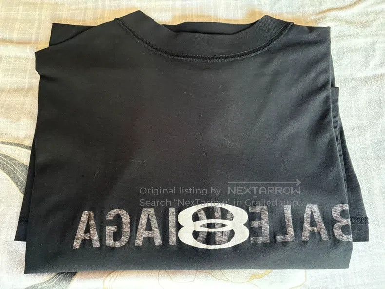 Balenciaga Balenciaga Logo letter print crew neck casual short-sleeve Size US S / EU 44-46 / 1 - 1 Thumbnail