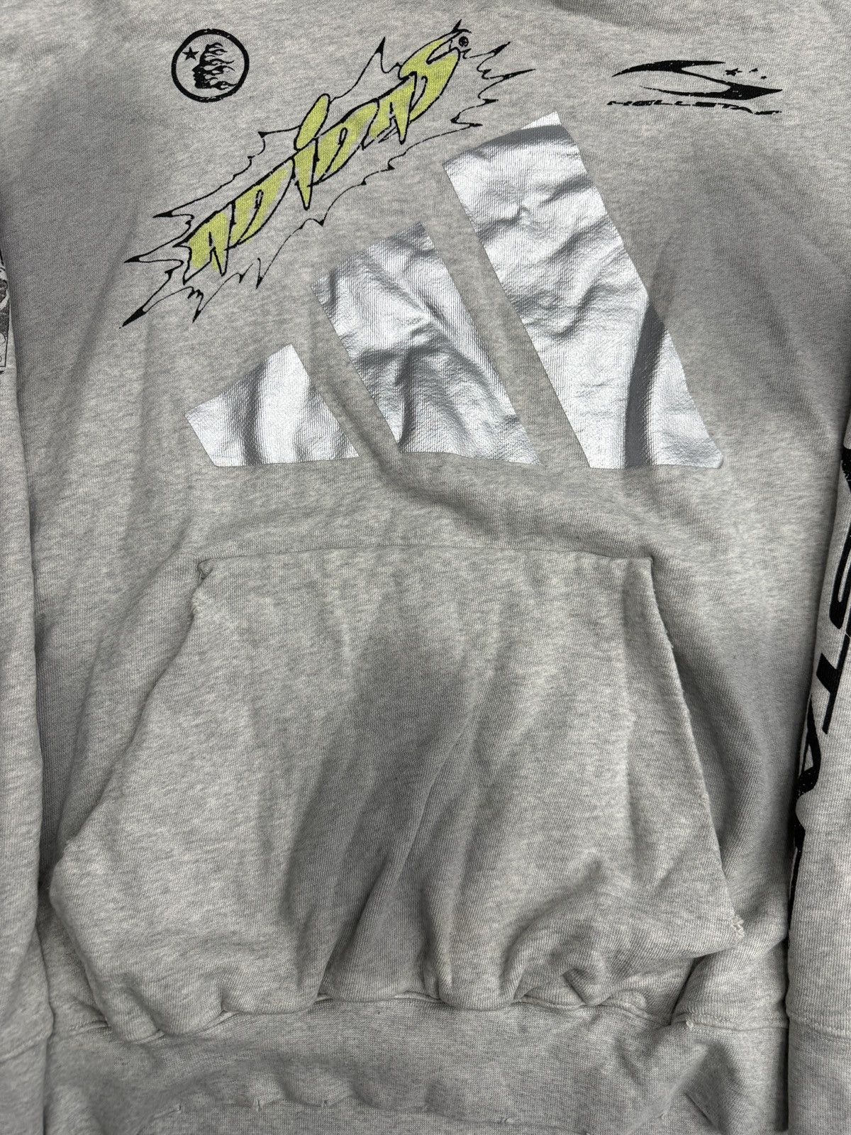 HELLSTAR Hellstar x Adidas Hoodie Size US M / EU 48-50 / 2 - 2 Thumbnail