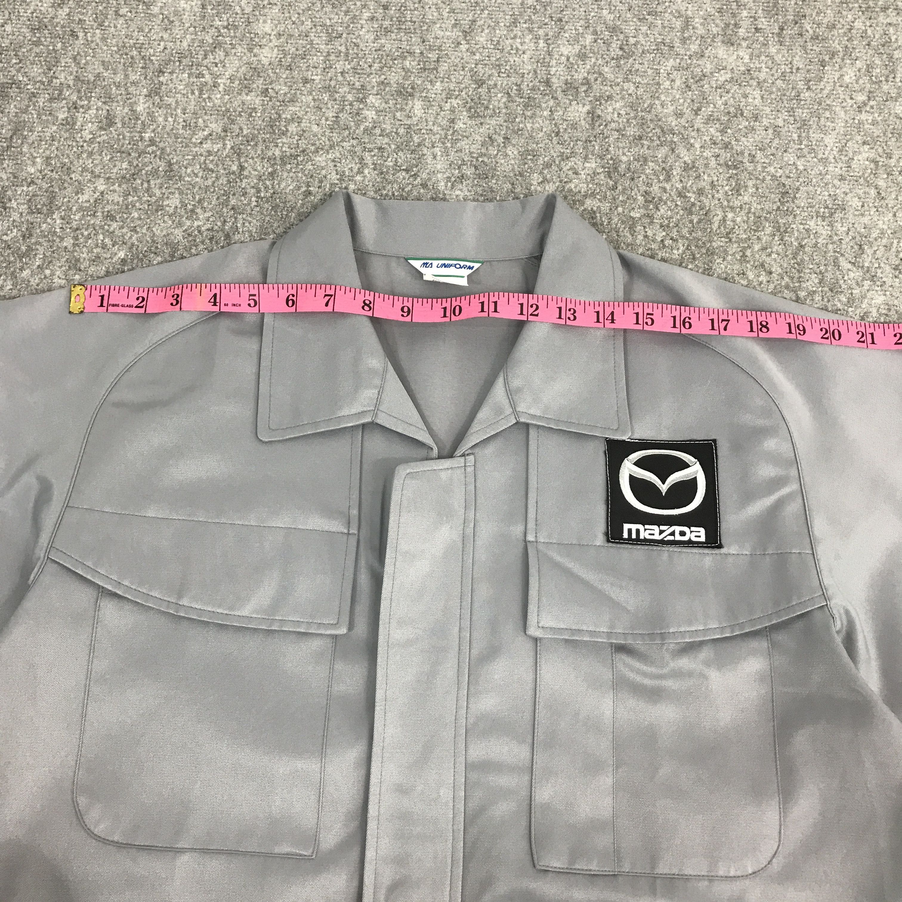 Japanese Brand × Sports Specialties Vtg mazda racing grey uniform custom Japan jacket Size US L / EU 52-54 / 3 - 5 Thumbnail