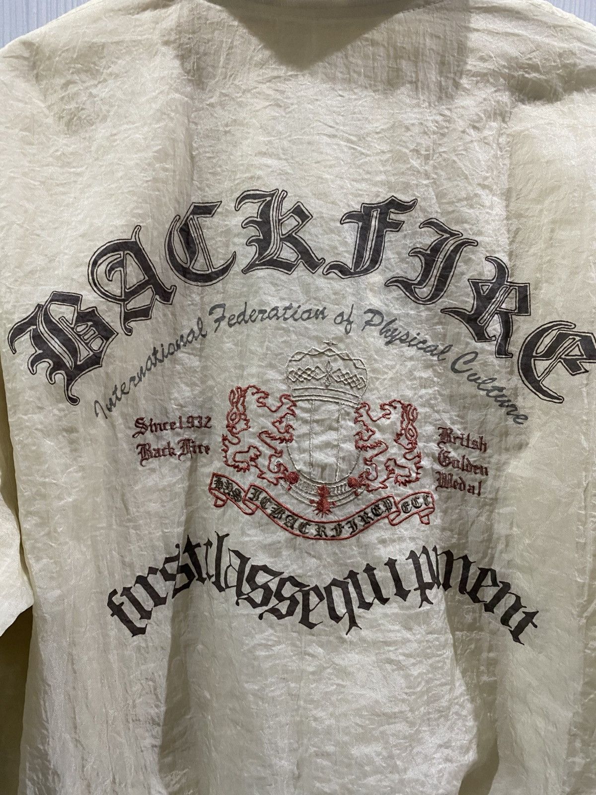 Japanese Brand × Vintage Vintage Back Fire Bomber Jacket Size US M / EU 48-50 / 2 - 14 Thumbnail