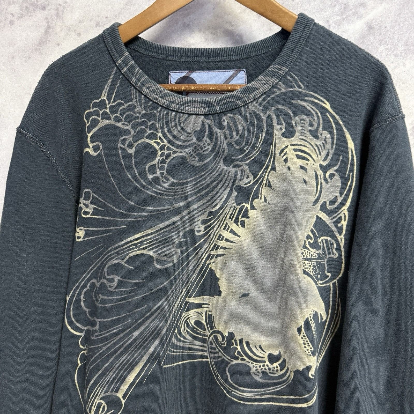 Gap Vintage Gap Round Neck Sweatshirt Mens XL Blue Eagle & Wind Size US XL / EU 56 / 4 - 1 Thumbnail