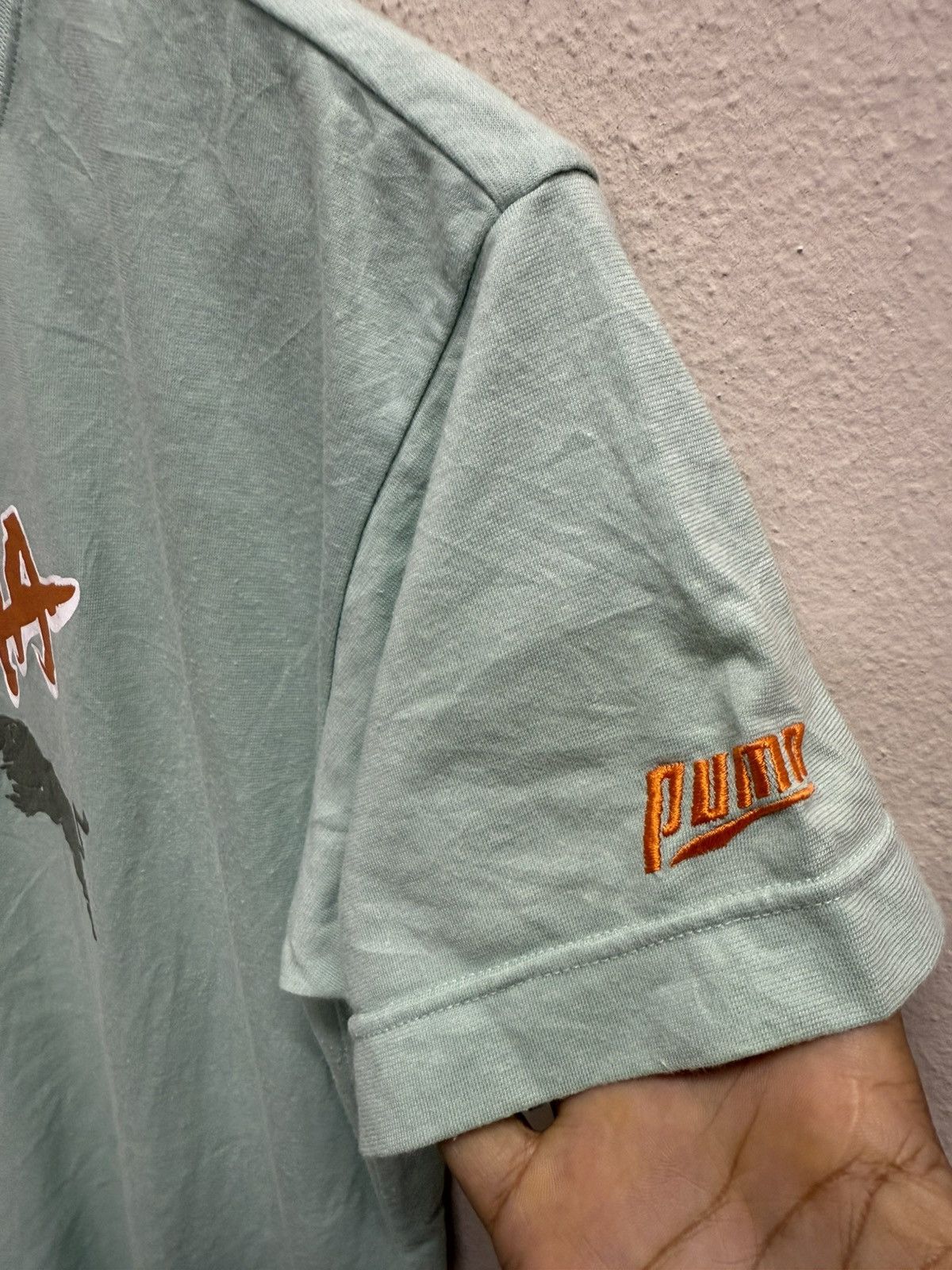 Puma Vintage Puma Biglogo Tshirt Size US S / EU 44-46 / 1 - 6 Thumbnail