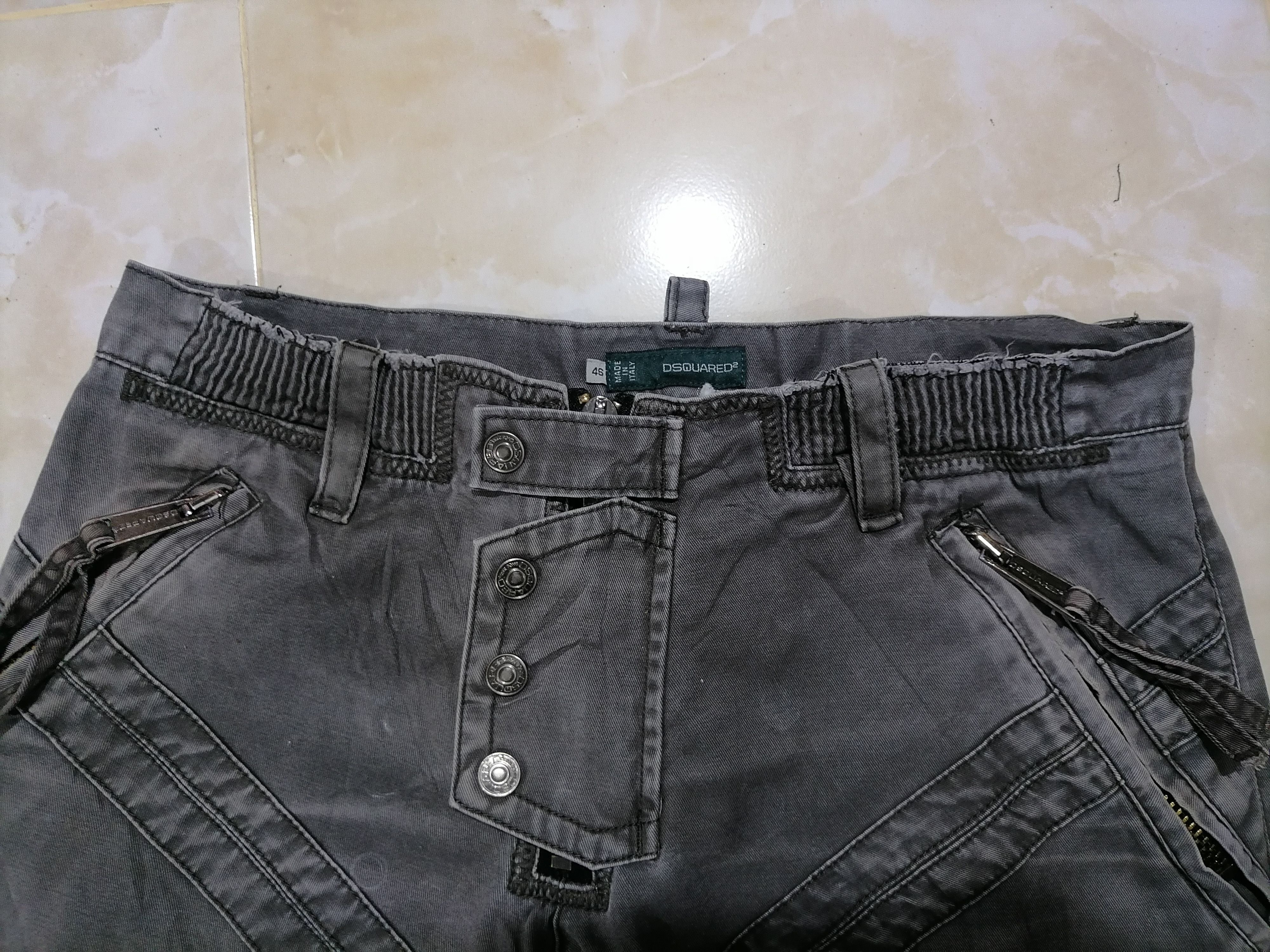 Designer × Dsquared2 Dsquared2 Distressed Streetwear Pant Size US 31 - 7 Thumbnail